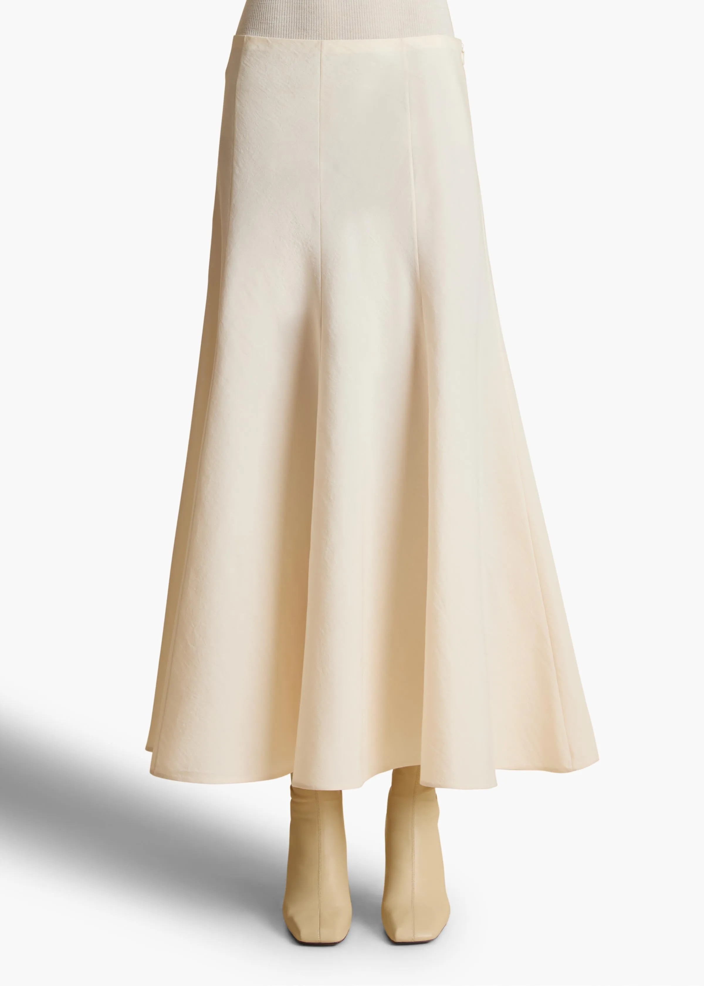 Lenno Skirt in Natural sold by KHAITE product image thumbnail 3