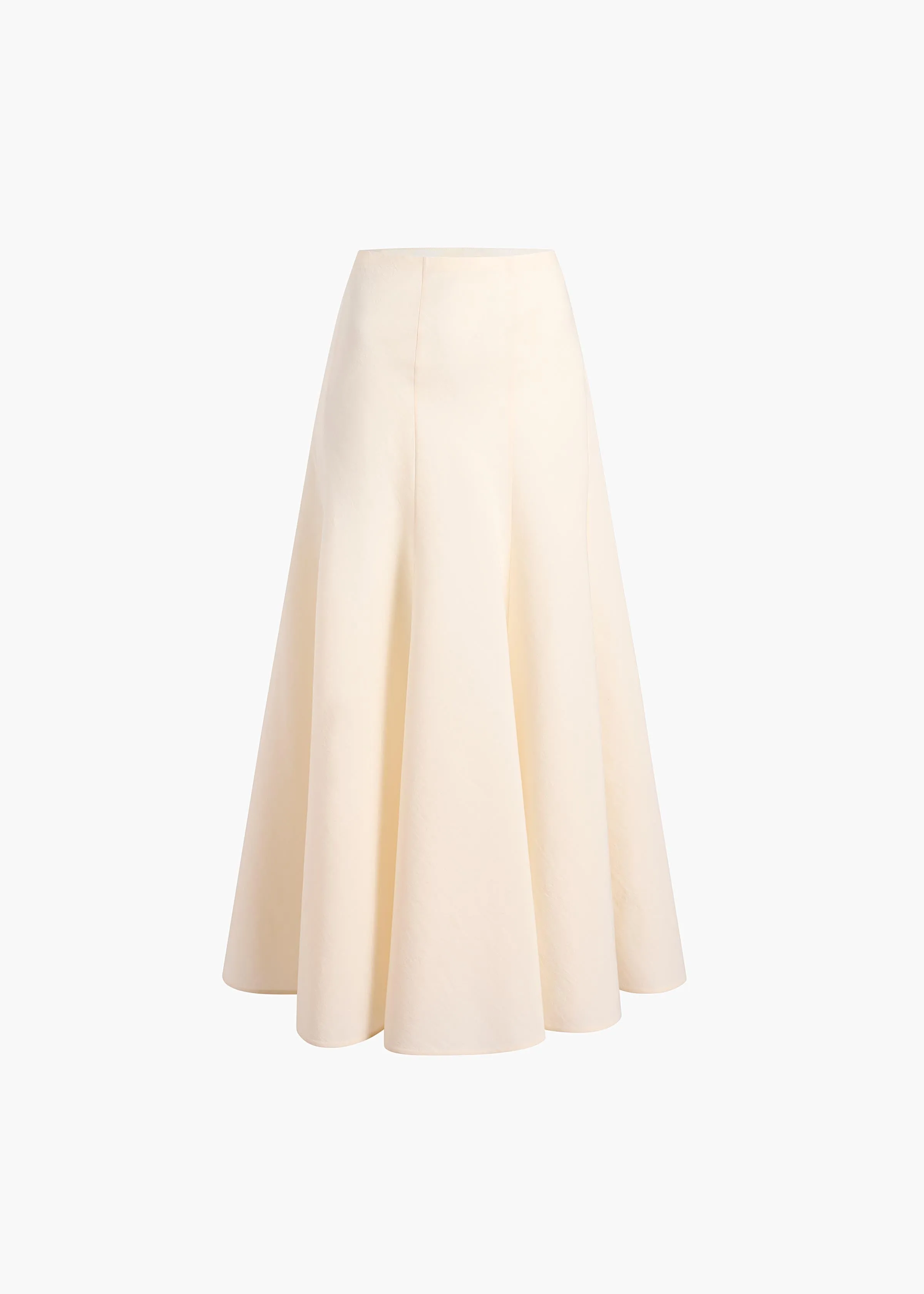 Lenno Skirt in Natural sold by KHAITE