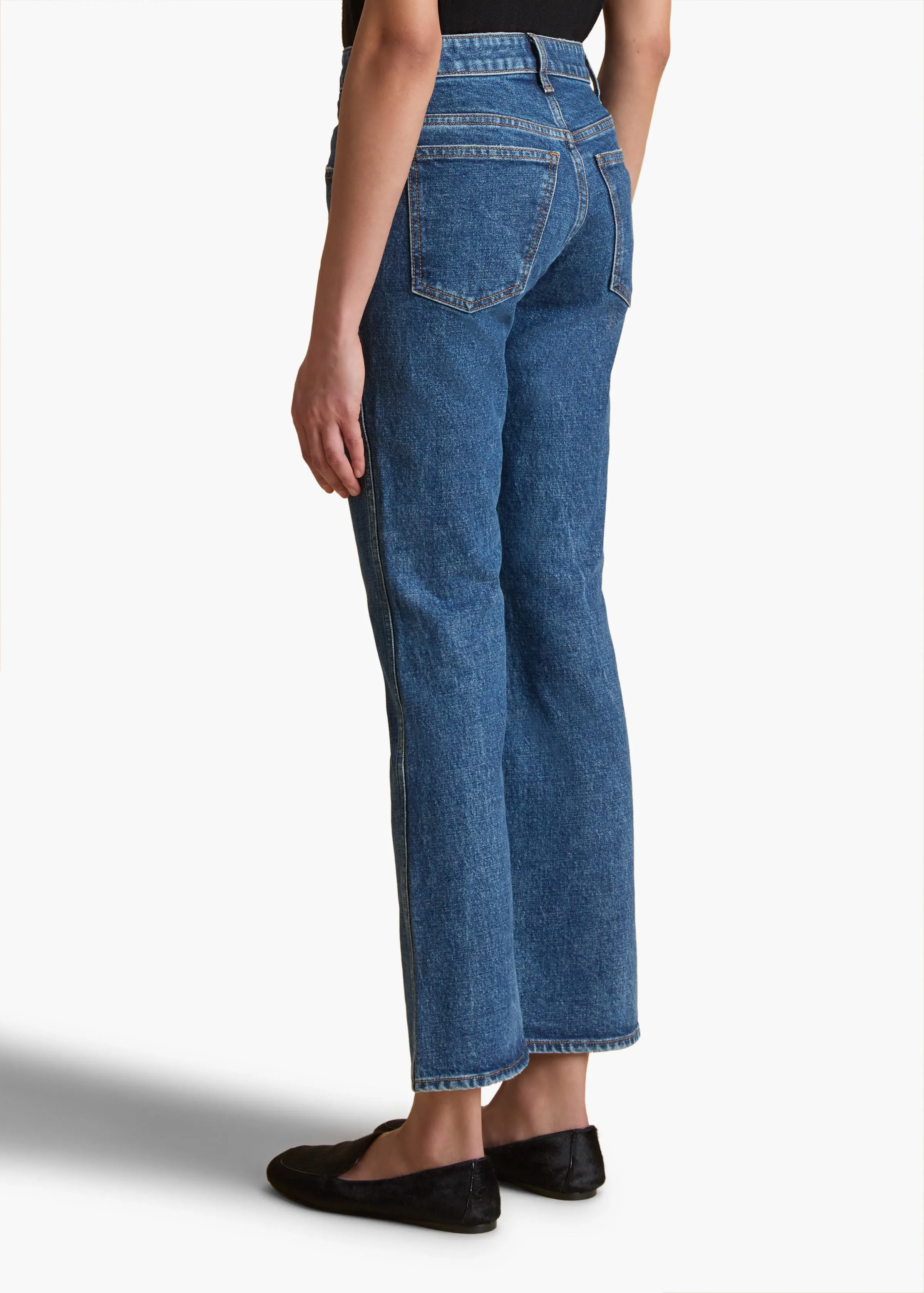 Vivian Stretch Jean in Boone sold by KHAITE product image thumbnail 4