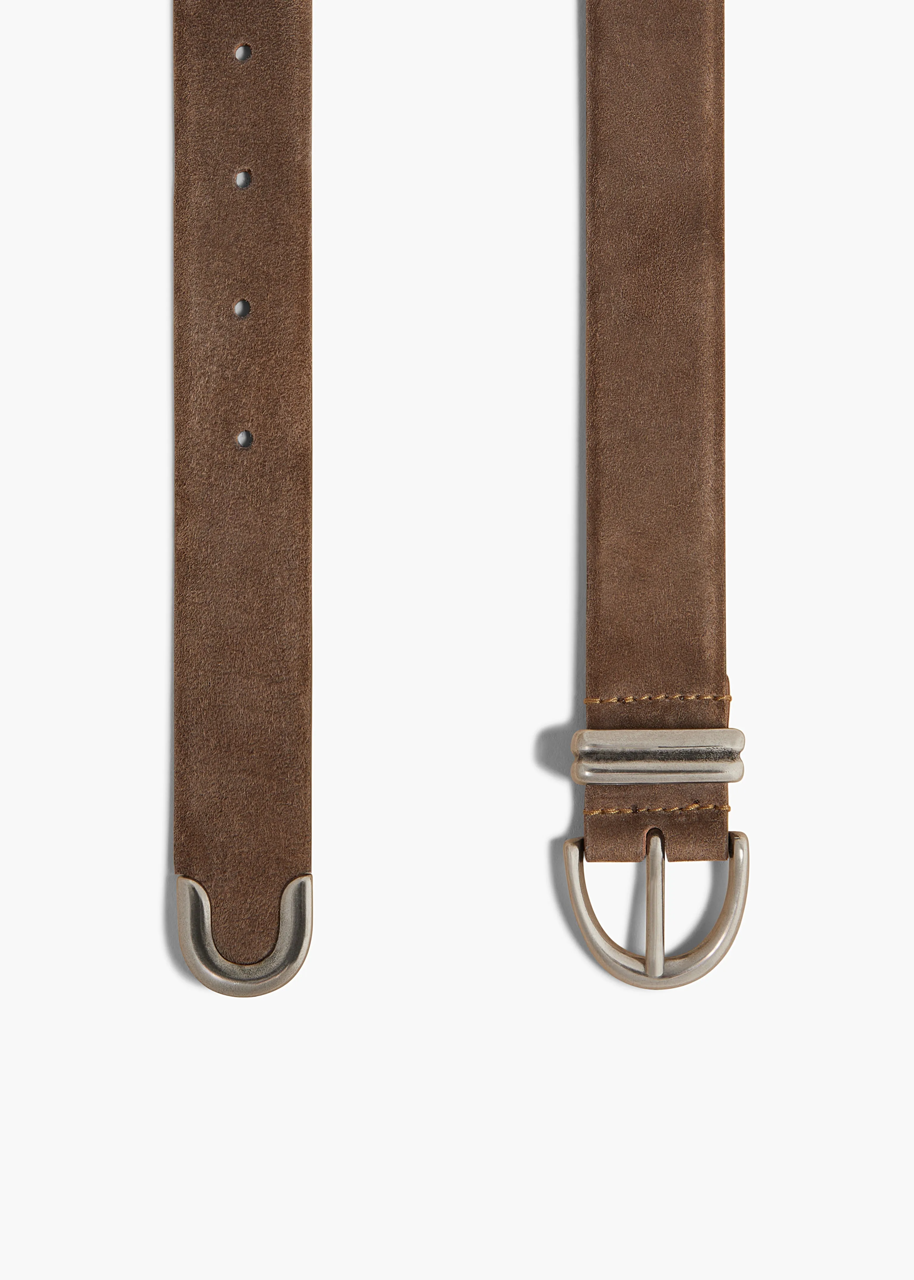 Bambi Belt in Toffee Suede with Silver sold by KHAITE product image thumbnail 2