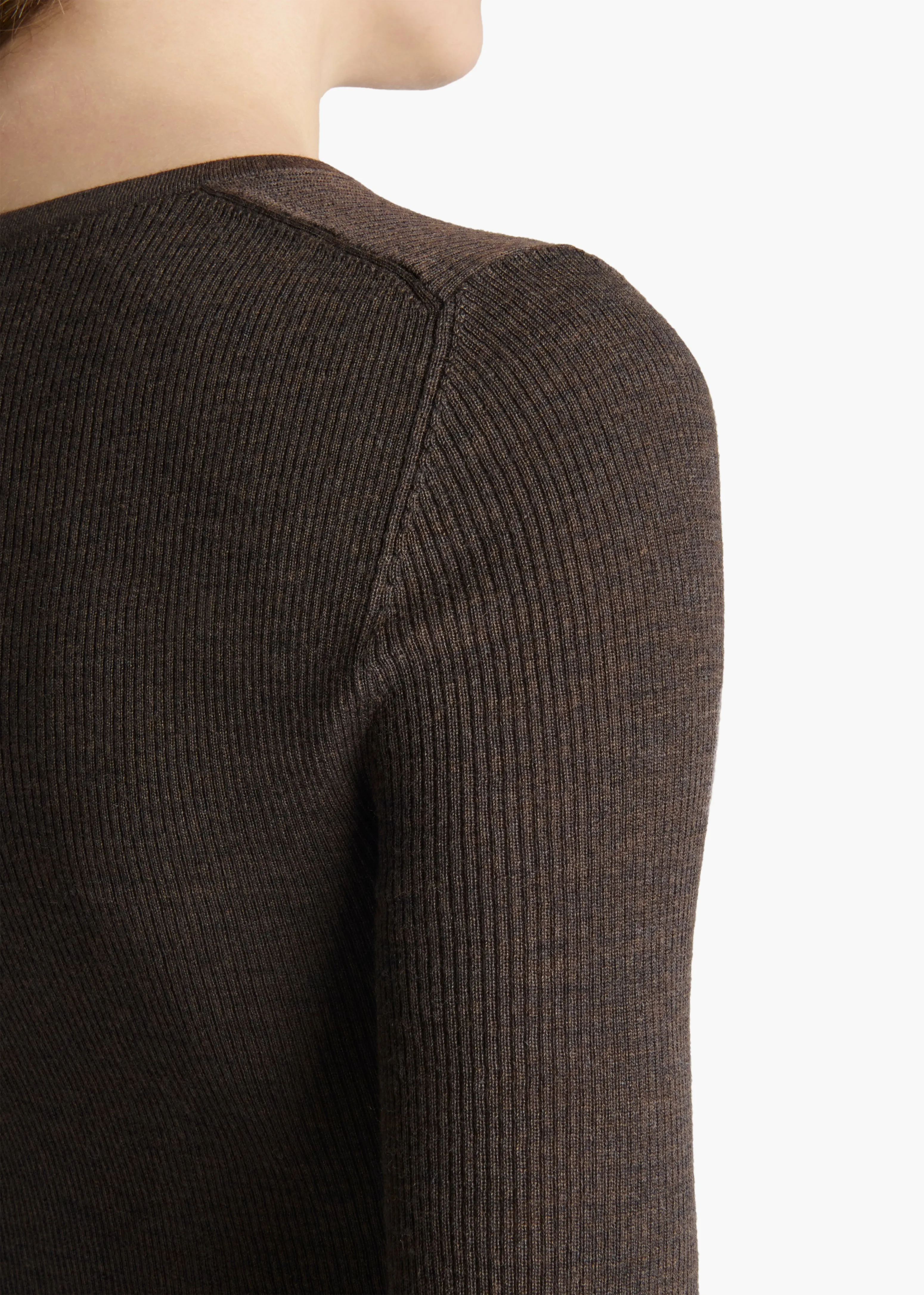 Tania Top in Grapeseed sold by KHAITE product image thumbnail 5