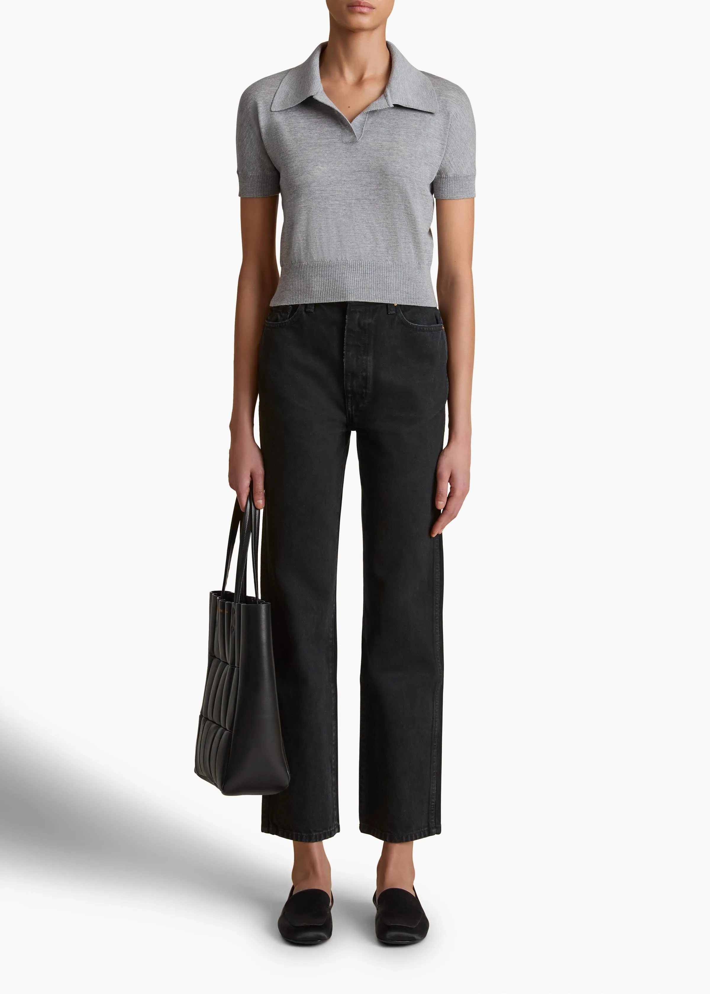 Morgane Top in Mercury sold by KHAITE product image thumbnail 2