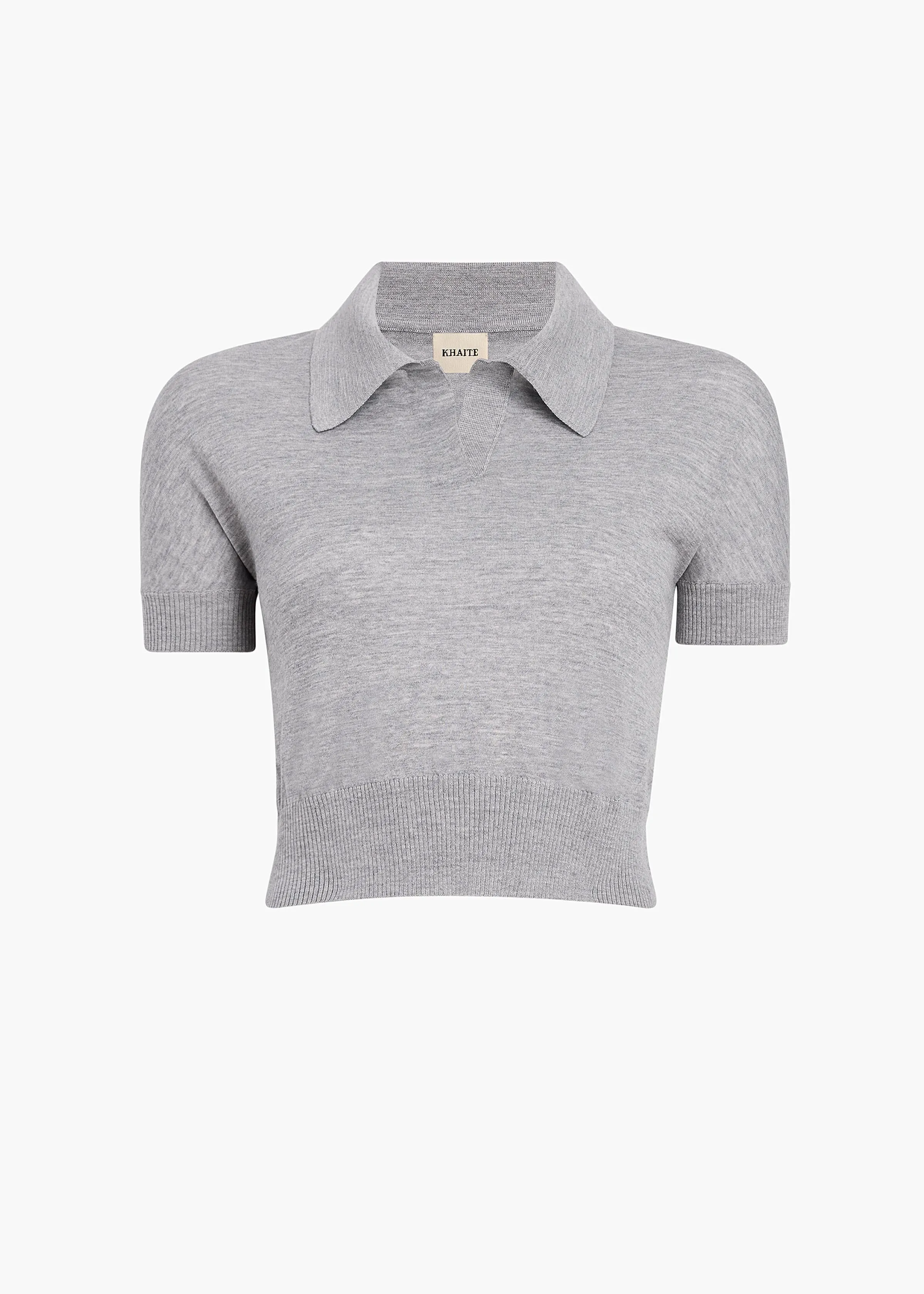 Morgane Top in Mercury sold by KHAITE