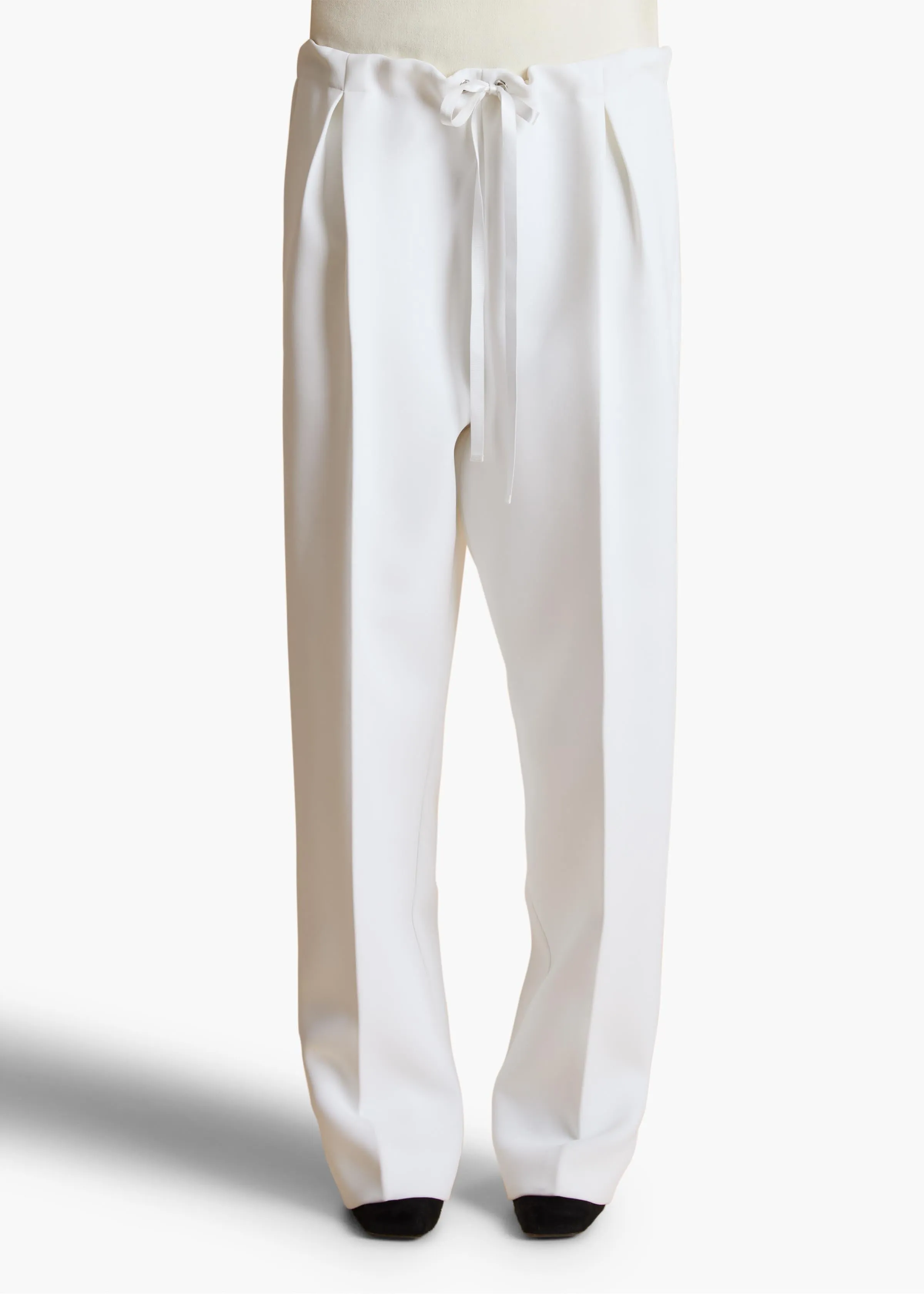 Trenton Pant in Chalk sold by KHAITE product image thumbnail 3