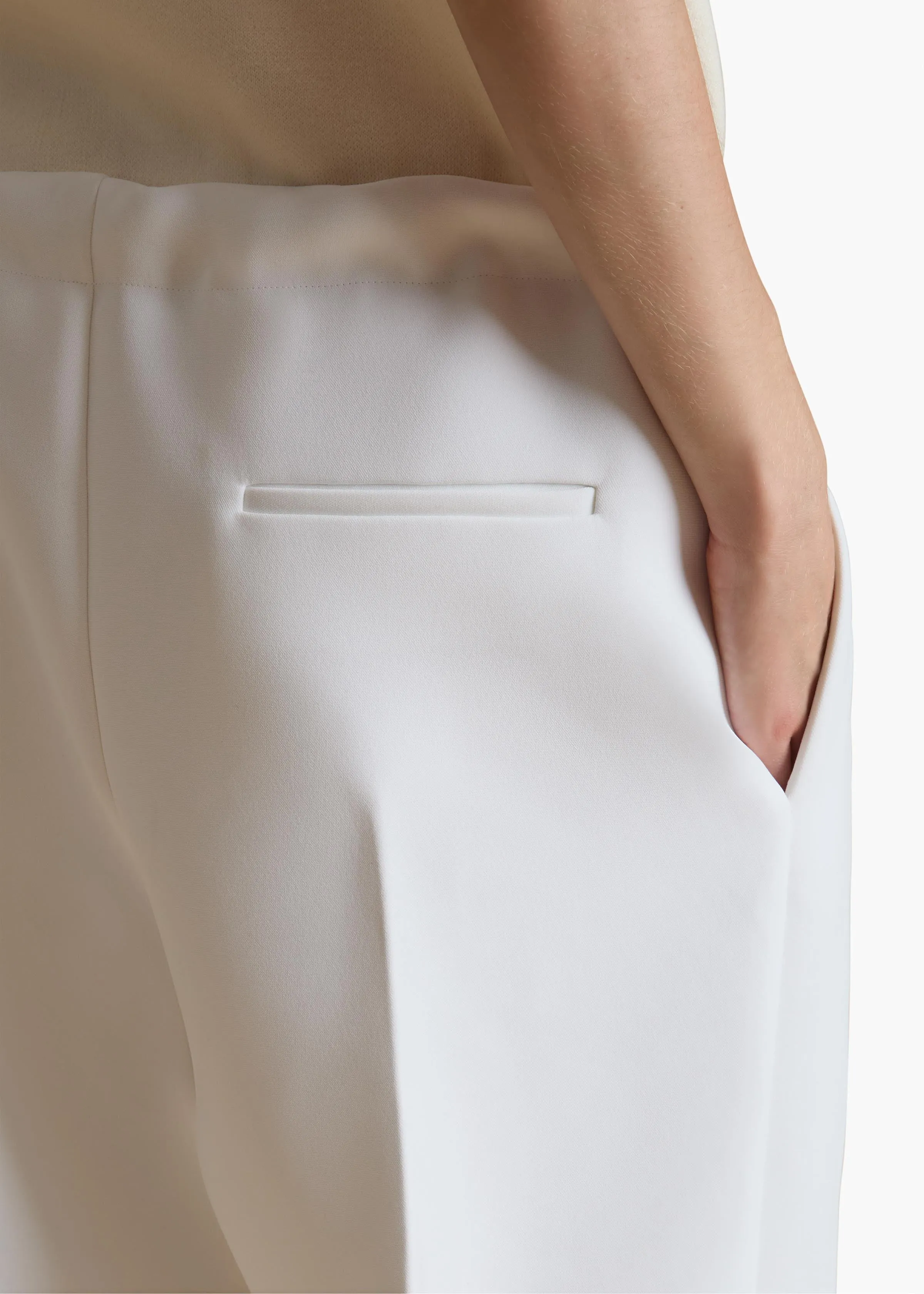 Trenton Pant in Chalk sold by KHAITE product image thumbnail 5