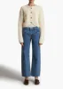 Balser Jacket in Cream sold by KHAITE