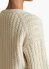 Balser Jacket in Cream sold by KHAITE