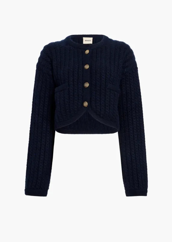 Balser Jacket in Midnight sold by KHAITE