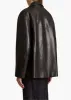 Morsson Jacket in Black Leather sold by KHAITE