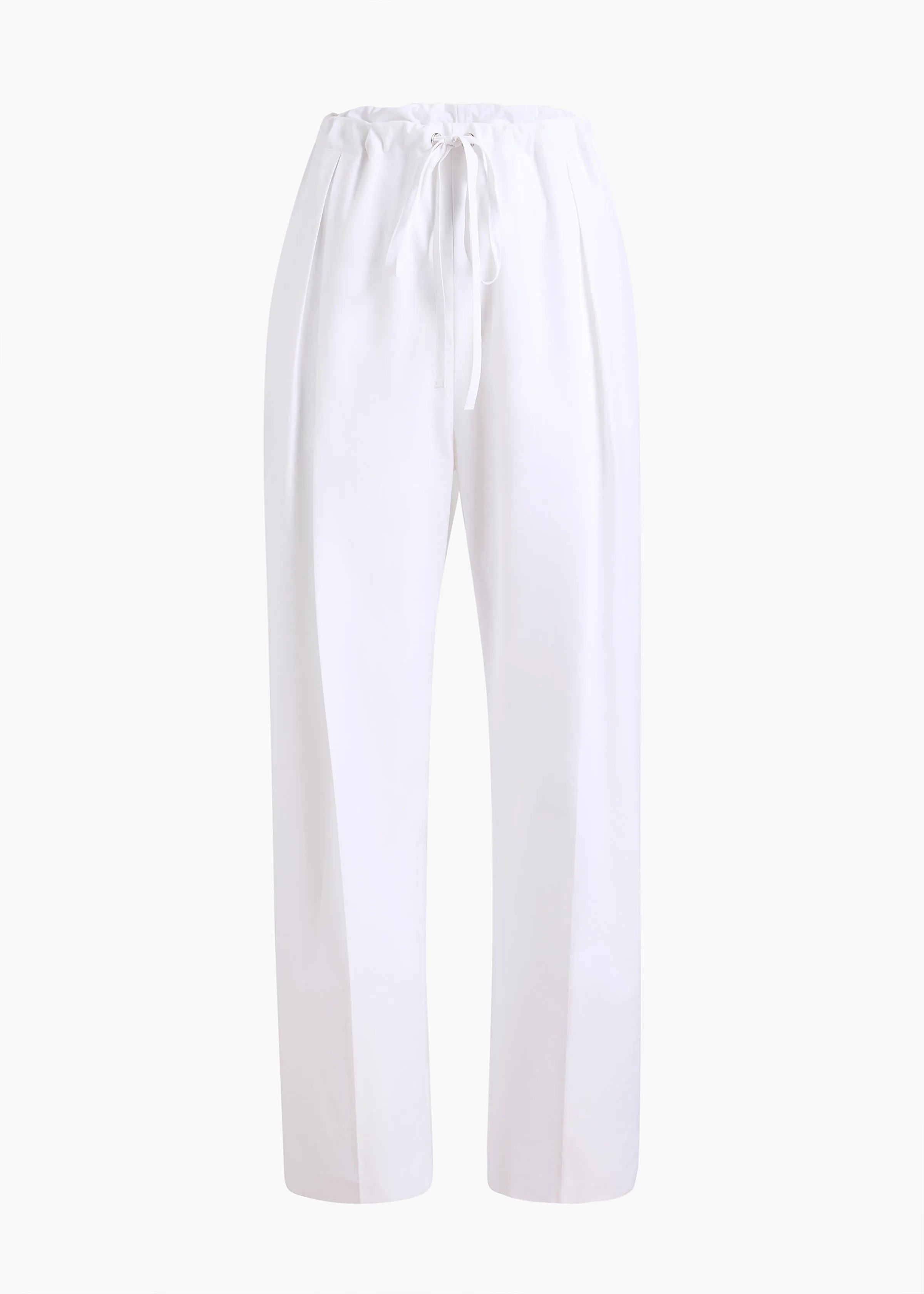 Trenton Pant in White sold by KHAITE