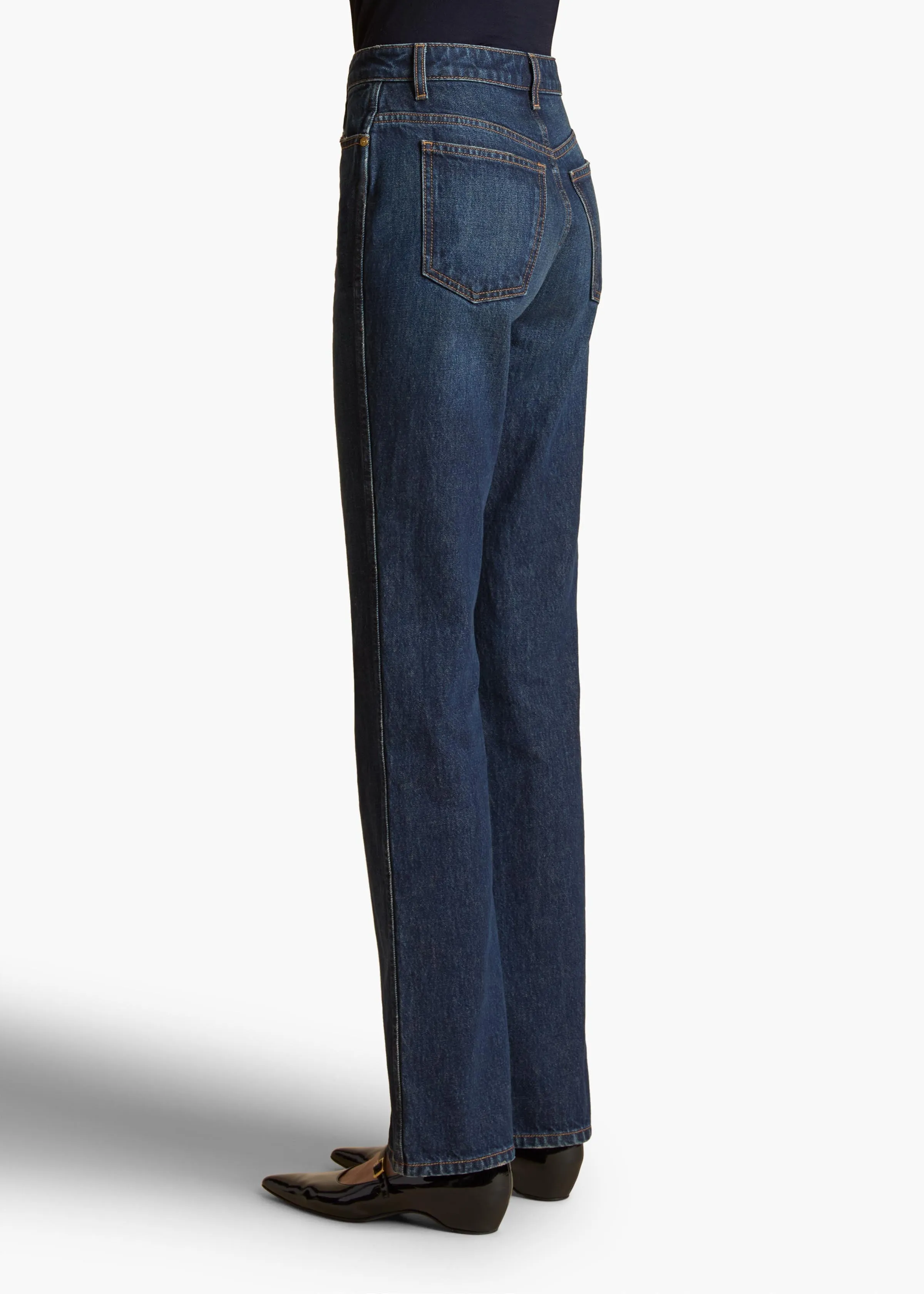 Danielle Stretch Jean in Lansing sold by KHAITE product image thumbnail 4