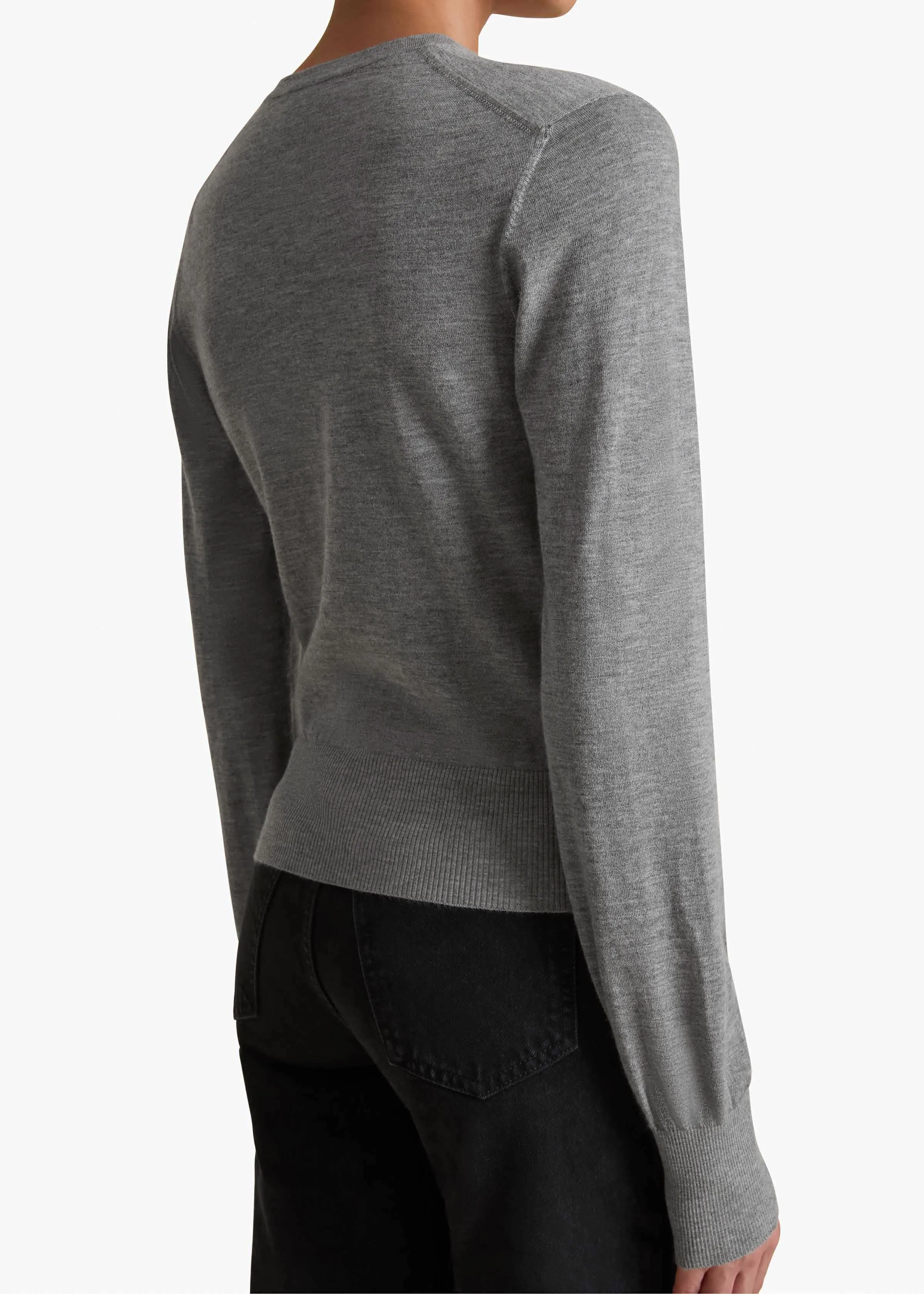 Lilou Cardigan in Sterling sold by KHAITE product image thumbnail 5