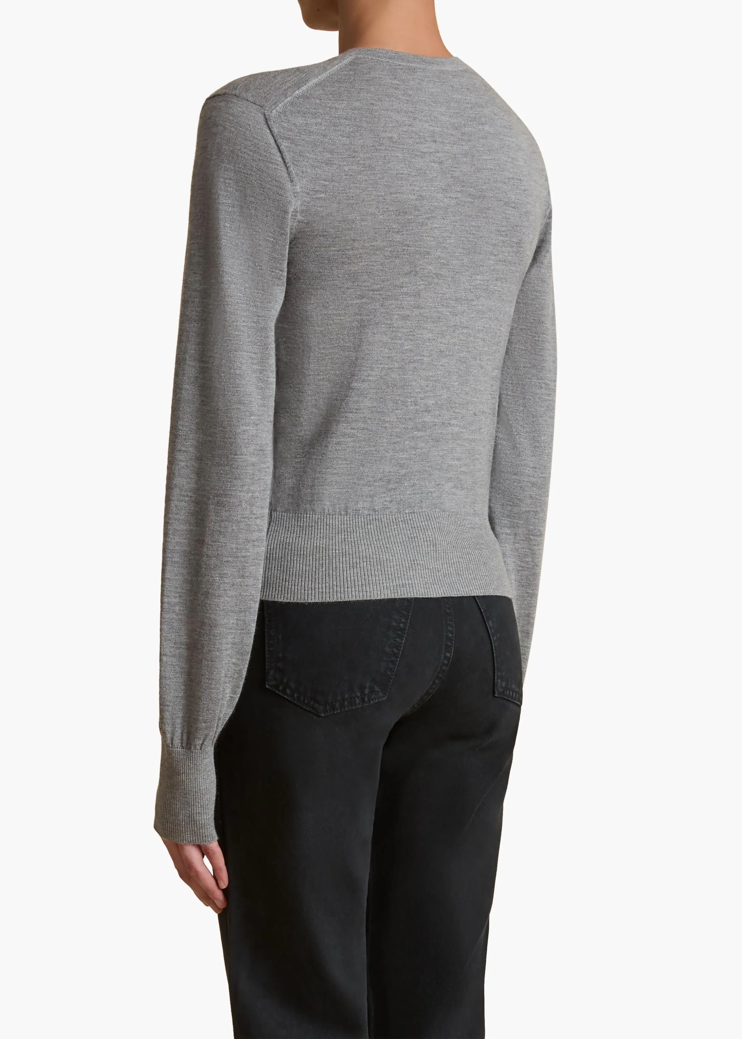 Lilou Cardigan in Sterling sold by KHAITE product image thumbnail 4