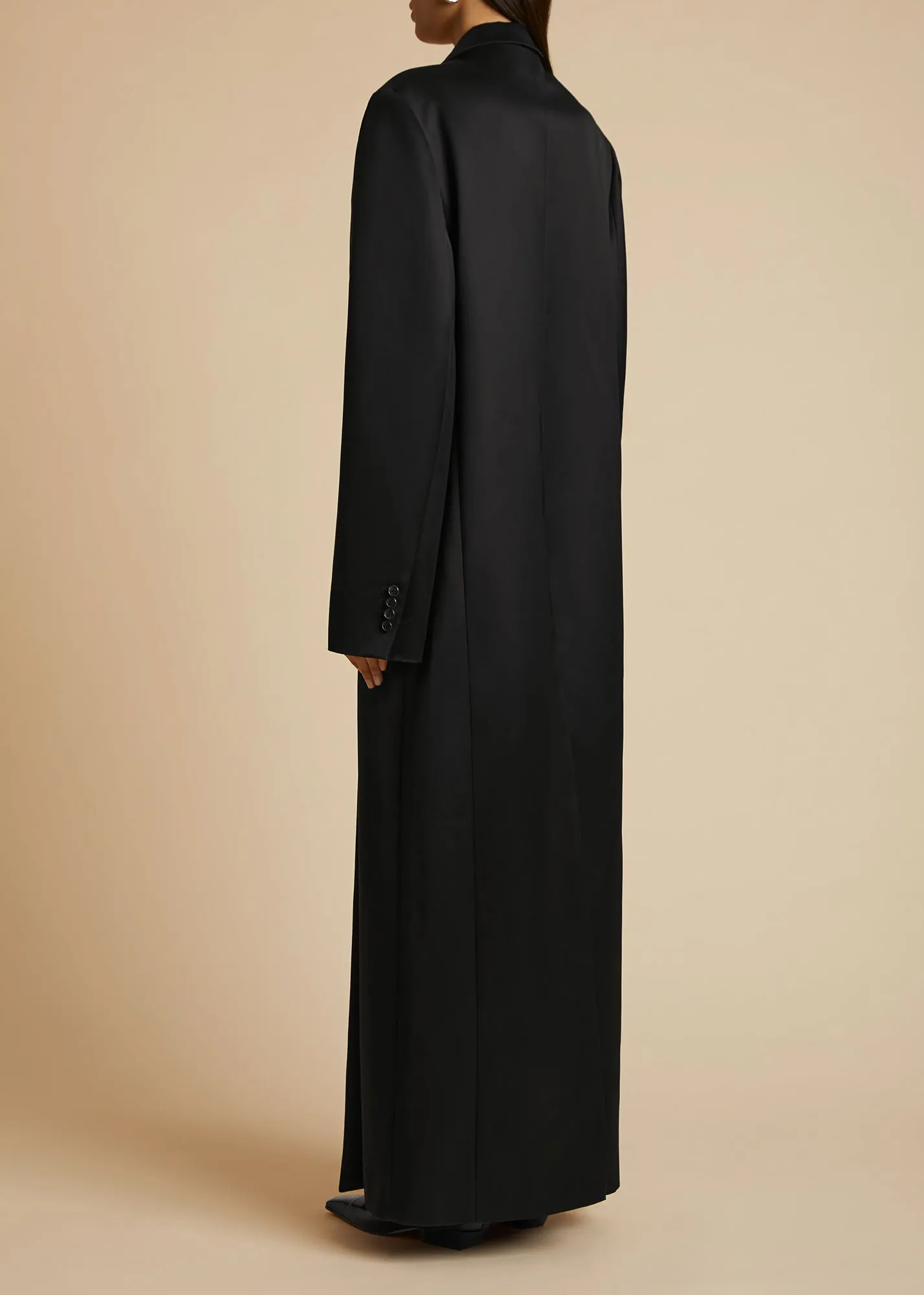 The Blake Coat in Black sold by KHAITE product image thumbnail 3