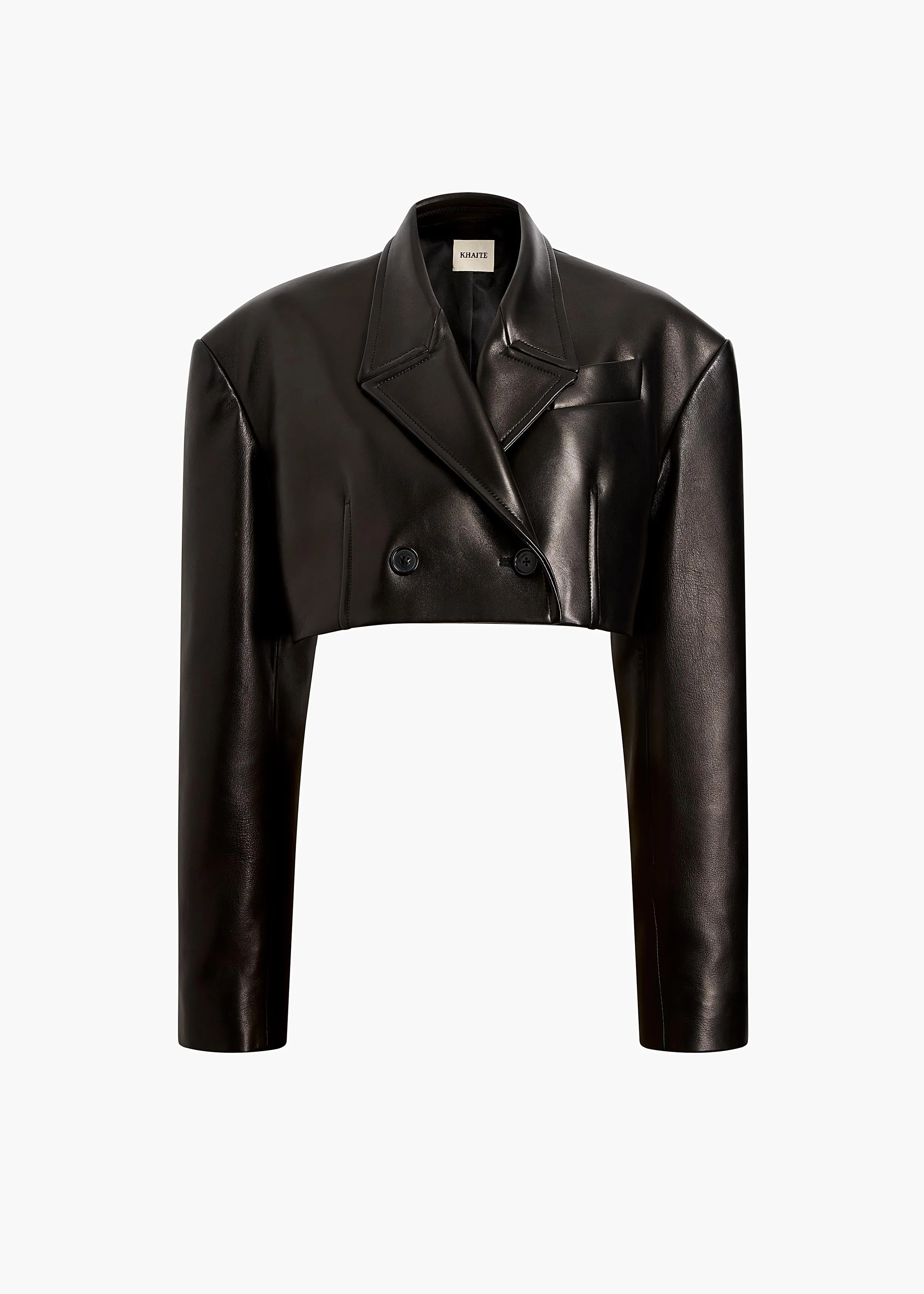 Nando Jacket in Black Leather sold by KHAITE