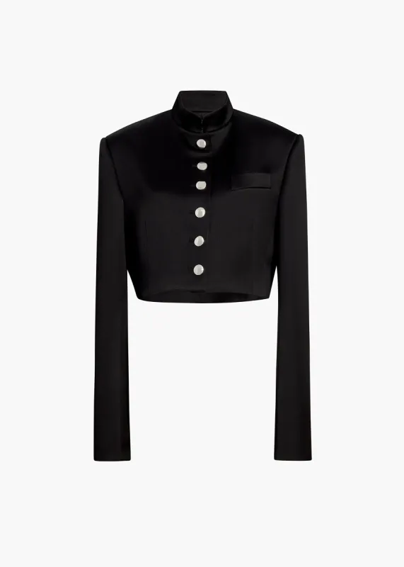 Samuelson Jacket in Black sold by KHAITE