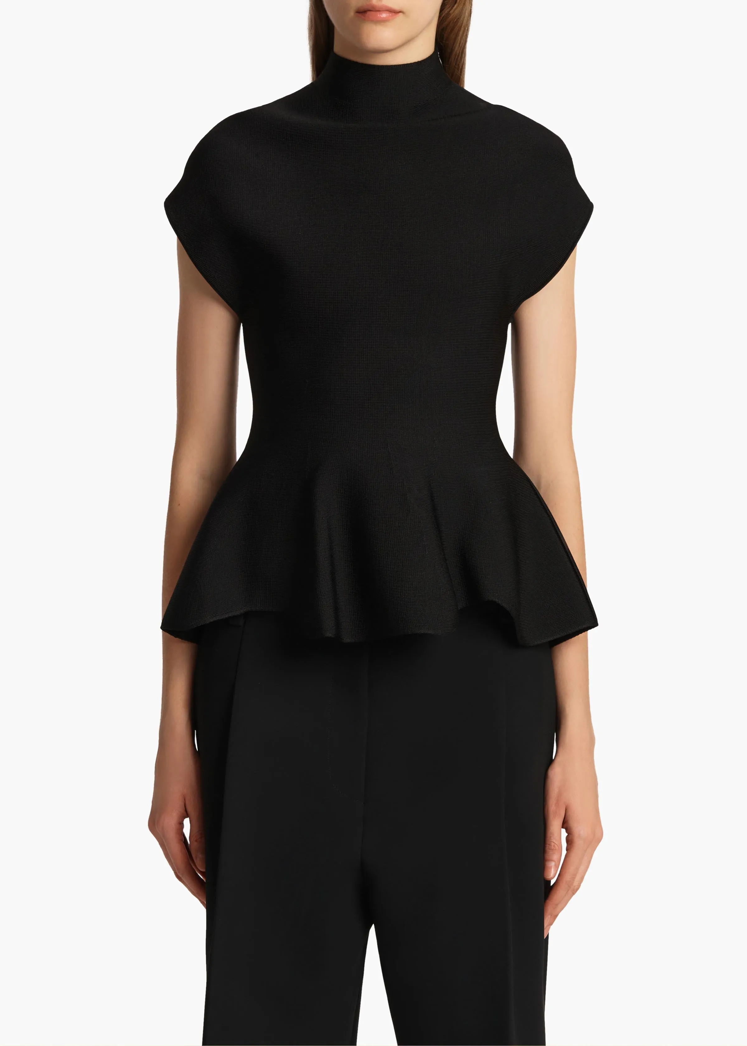 Andra Top in Black sold by KHAITE product image thumbnail 3