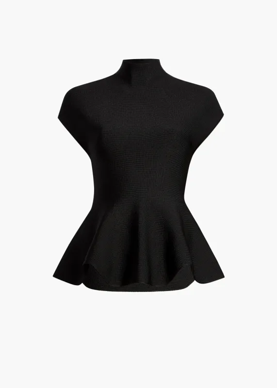 Andra Top in Black sold by KHAITE