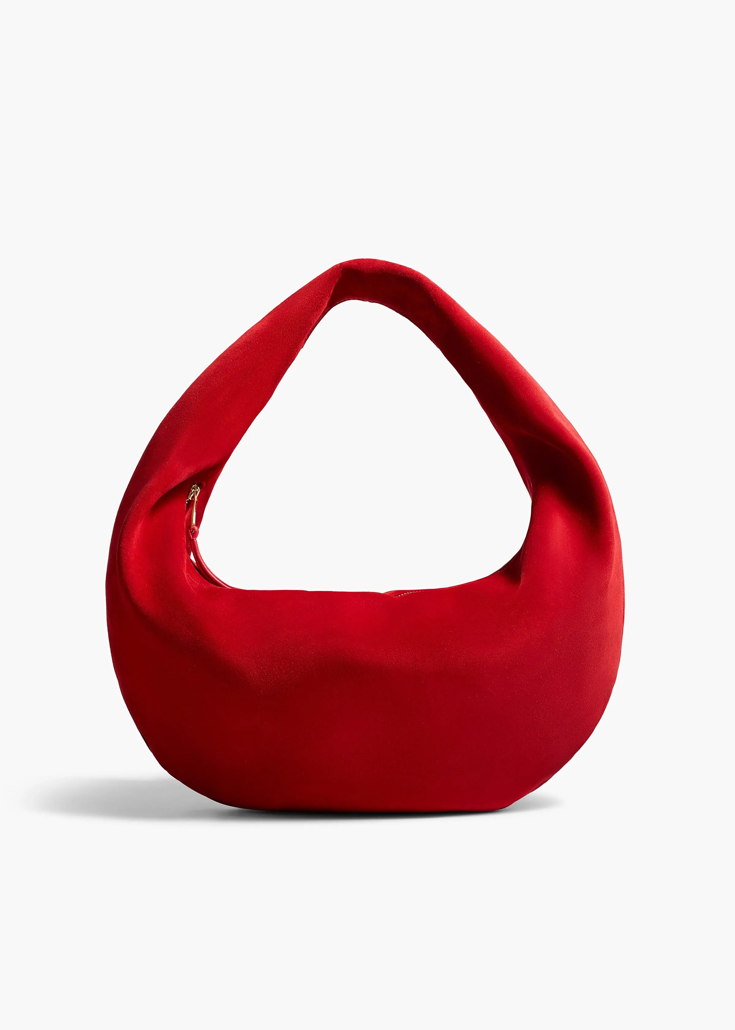 Medium Olivia Hobo in Rebel Suede sold by KHAITE