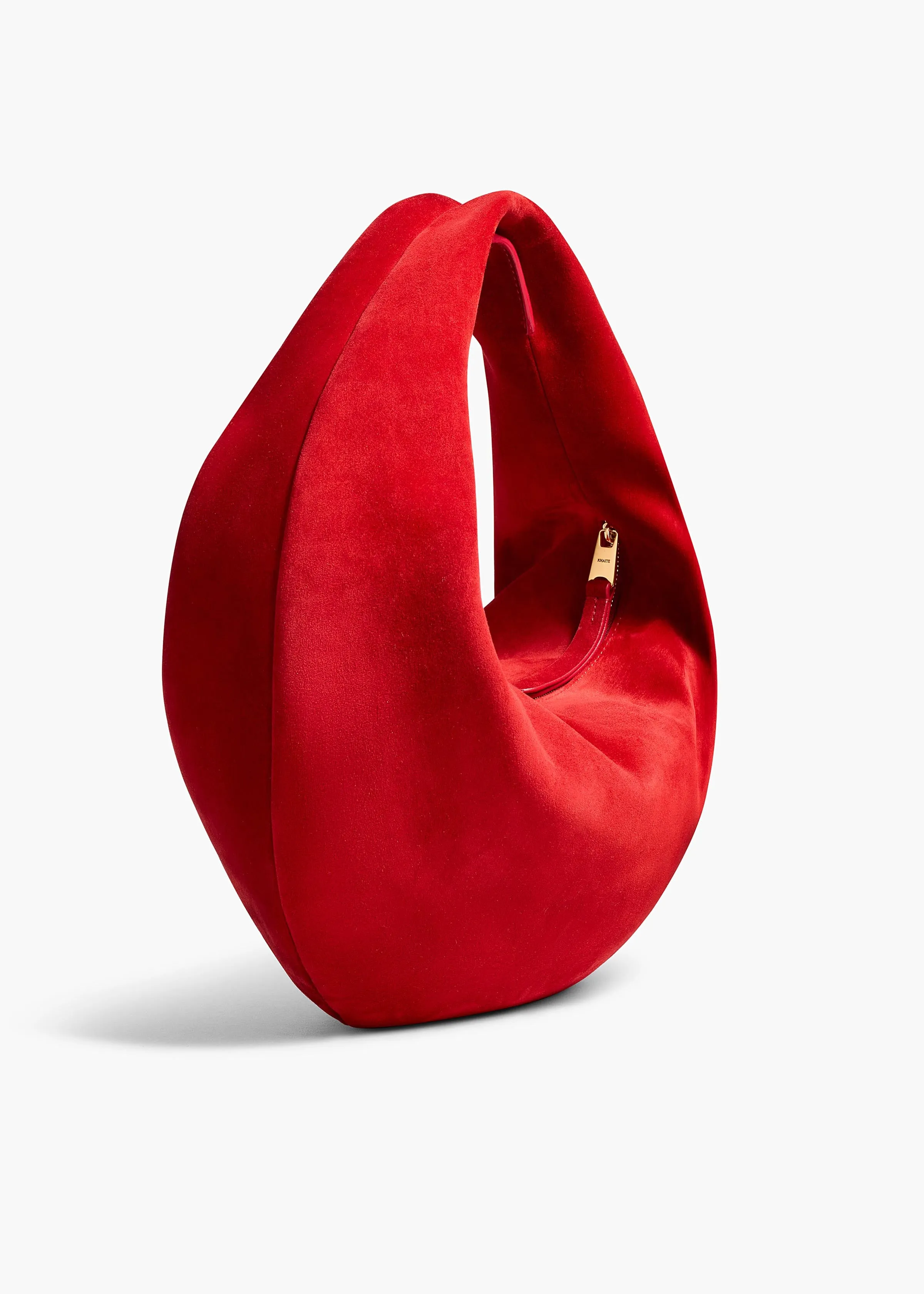 Medium Olivia Hobo in Rebel Suede sold by KHAITE product image thumbnail 2