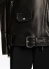 Hansel Jacket in Black Leather sold by KHAITE
