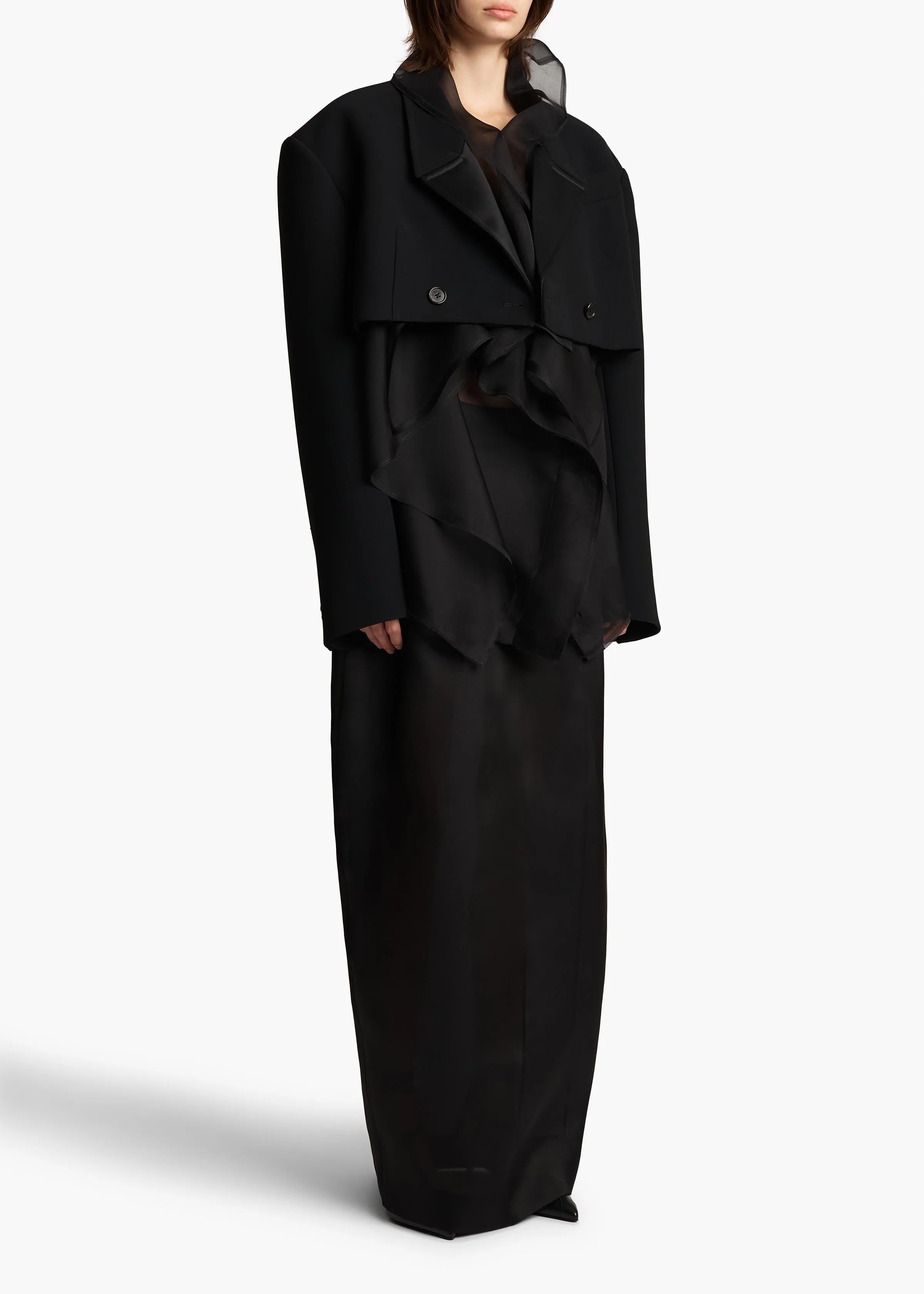 Nando Jacket in Black sold by KHAITE product image thumbnail 2