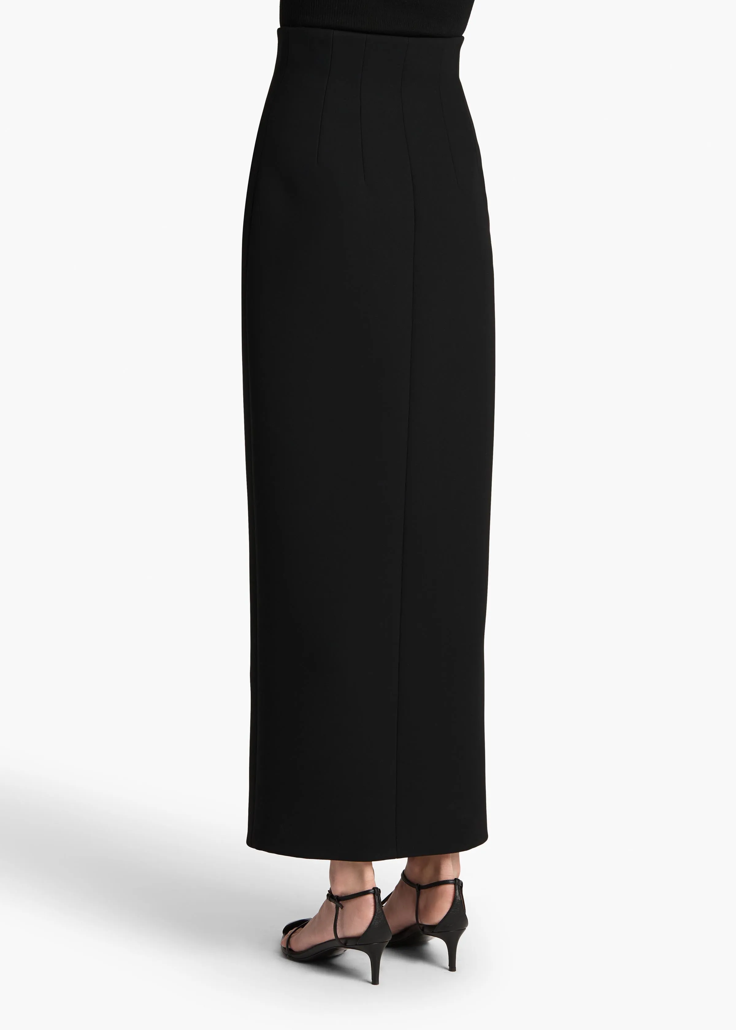 Brynlee Skirt in Black sold by KHAITE product image thumbnail 4