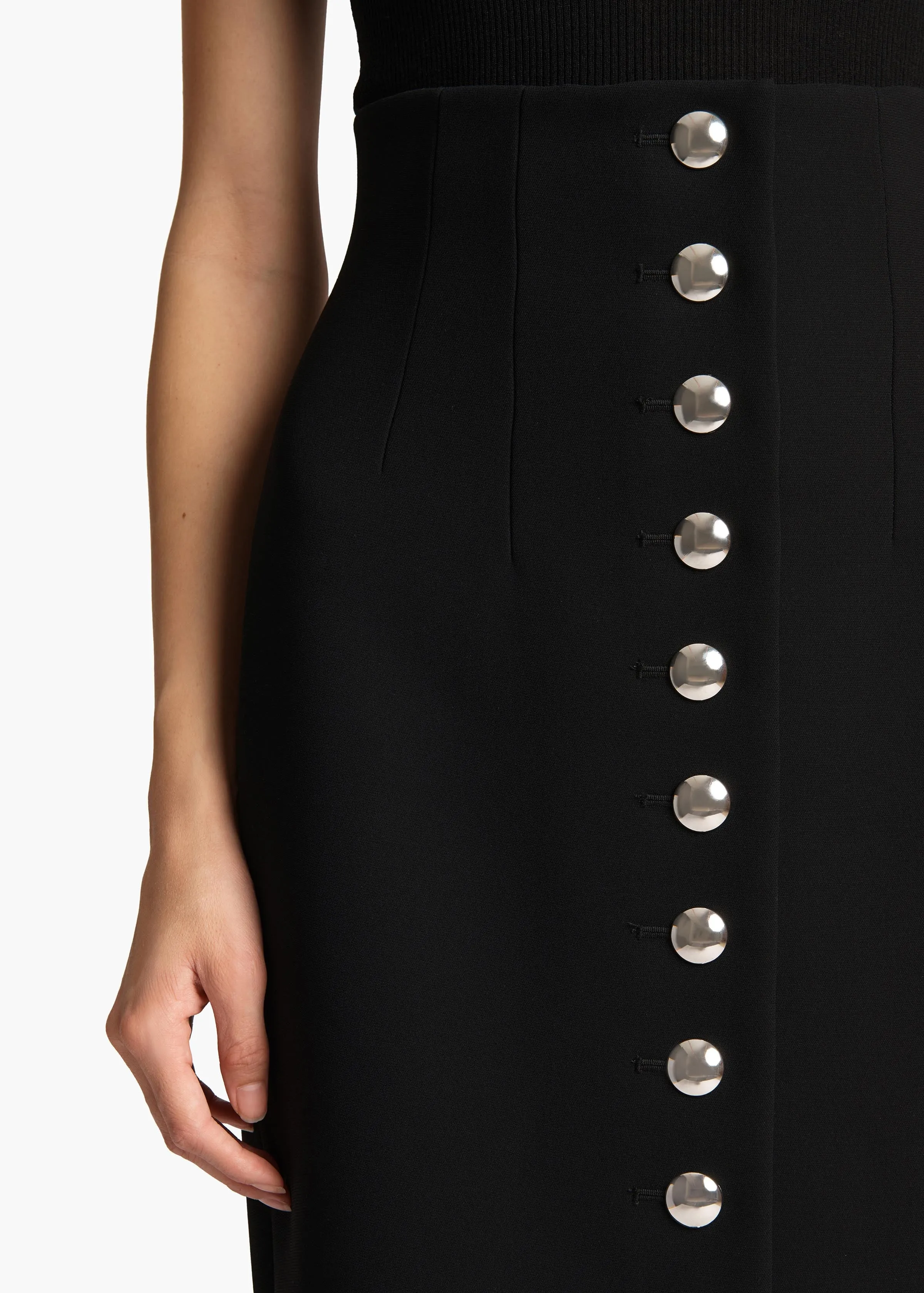 Brynlee Skirt in Black sold by KHAITE product image thumbnail 5