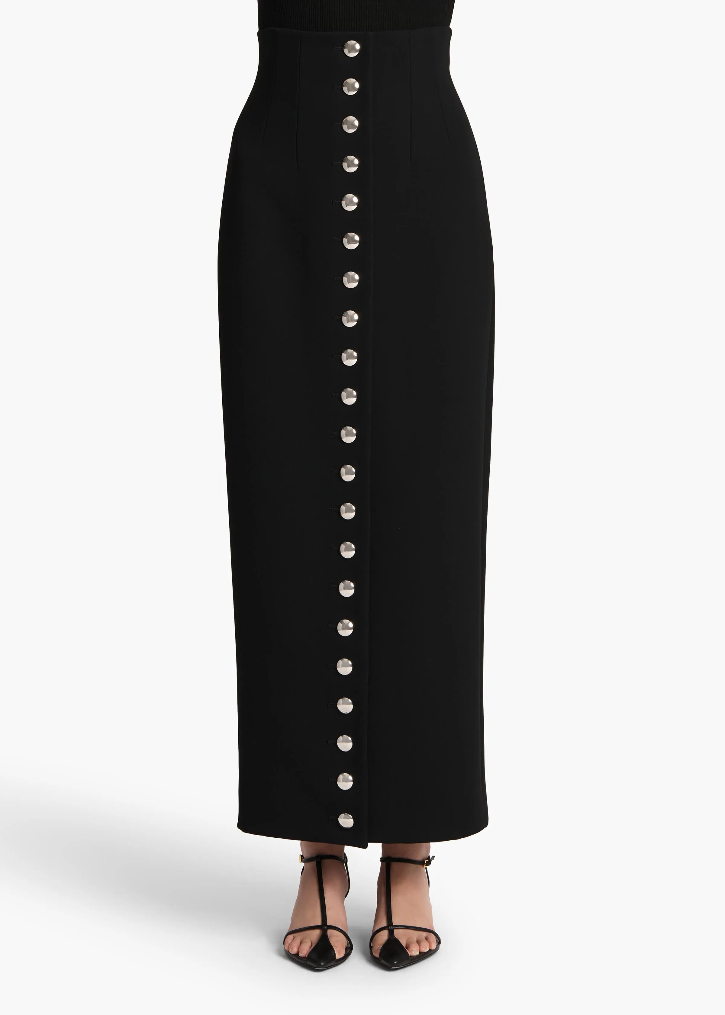 Brynlee Skirt in Black sold by KHAITE product image thumbnail 3