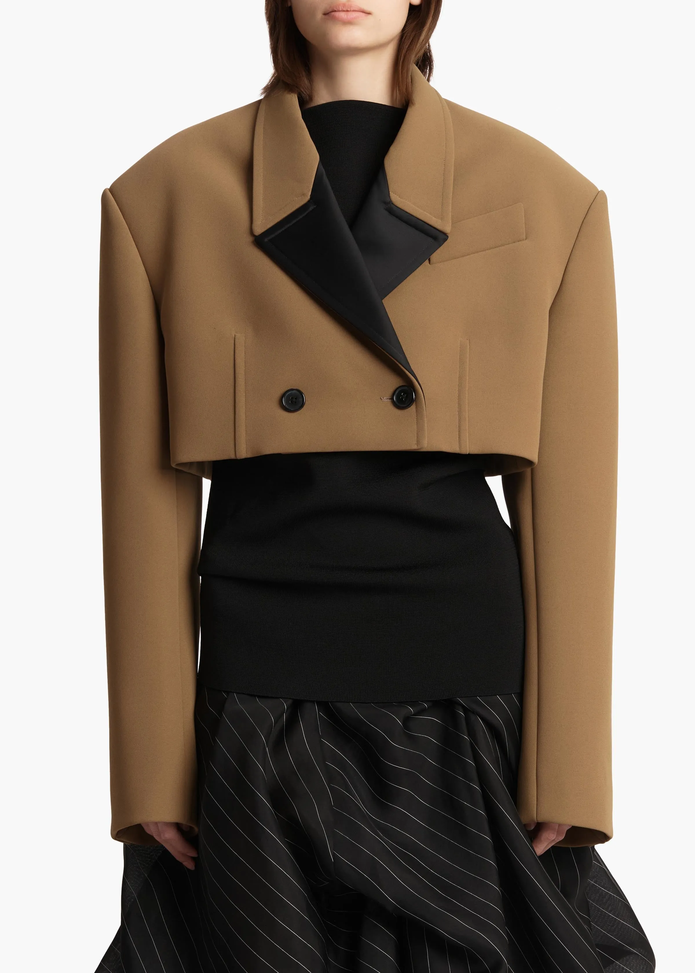 Nando Jacket in Bronze sold by KHAITE product image thumbnail 3