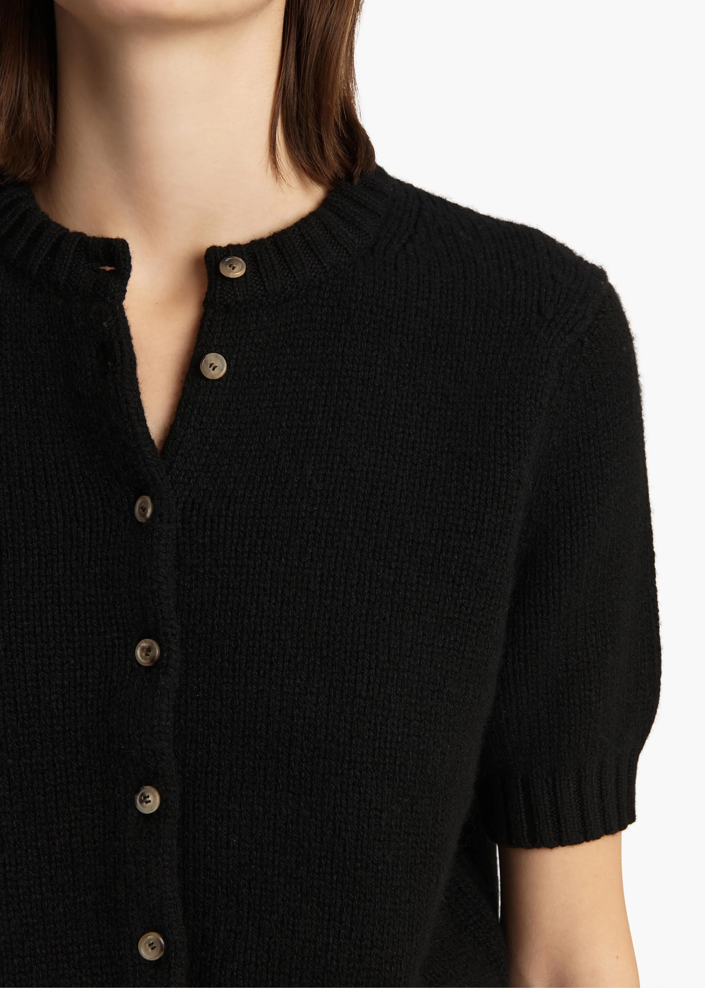 Nora Cardigan in Black sold by KHAITE product image thumbnail 5