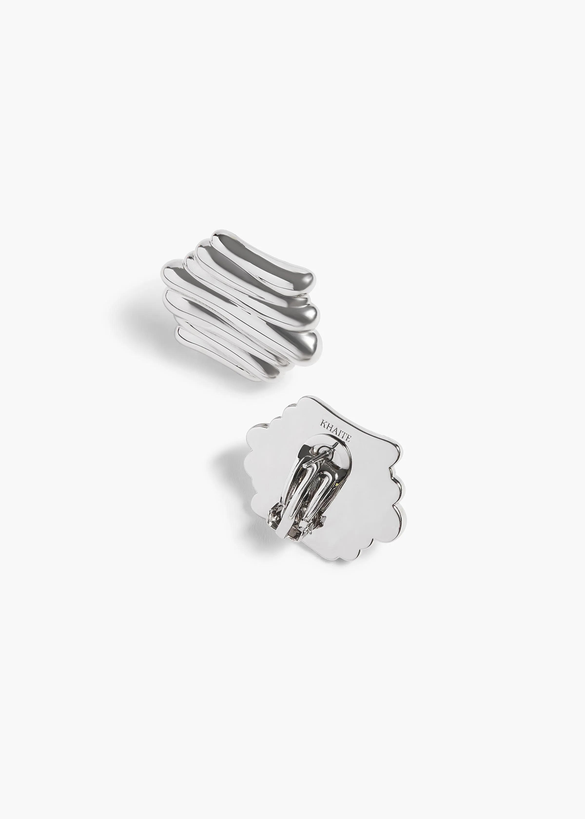 Crema Earrings in Silver sold by KHAITE product image thumbnail 2