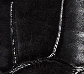 Lucca Belt in Black Croc-Embossed Leather with Gold sold by KHAITE product image thumbnail 3