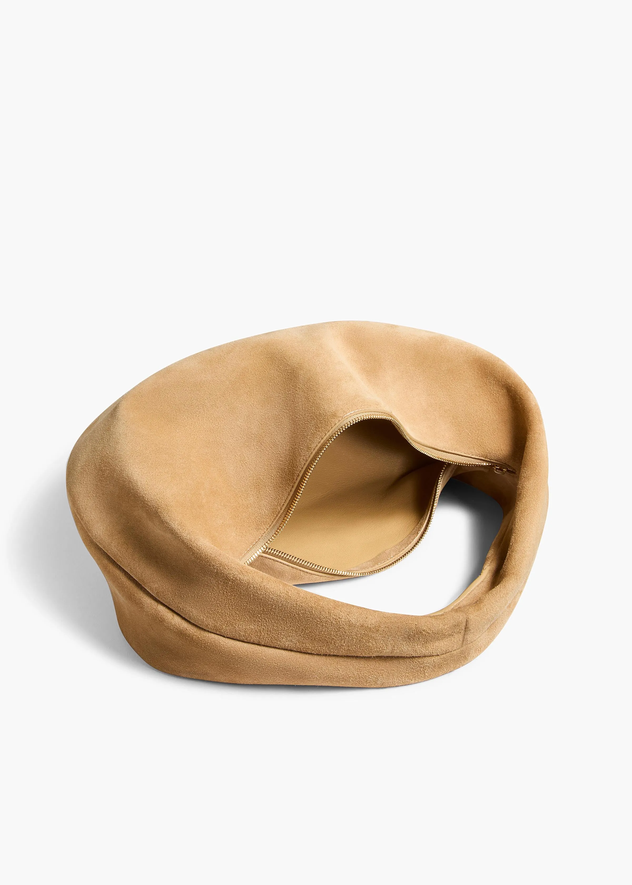 Medium Olivia Hobo in Wheat Suede sold by KHAITE product image thumbnail 3