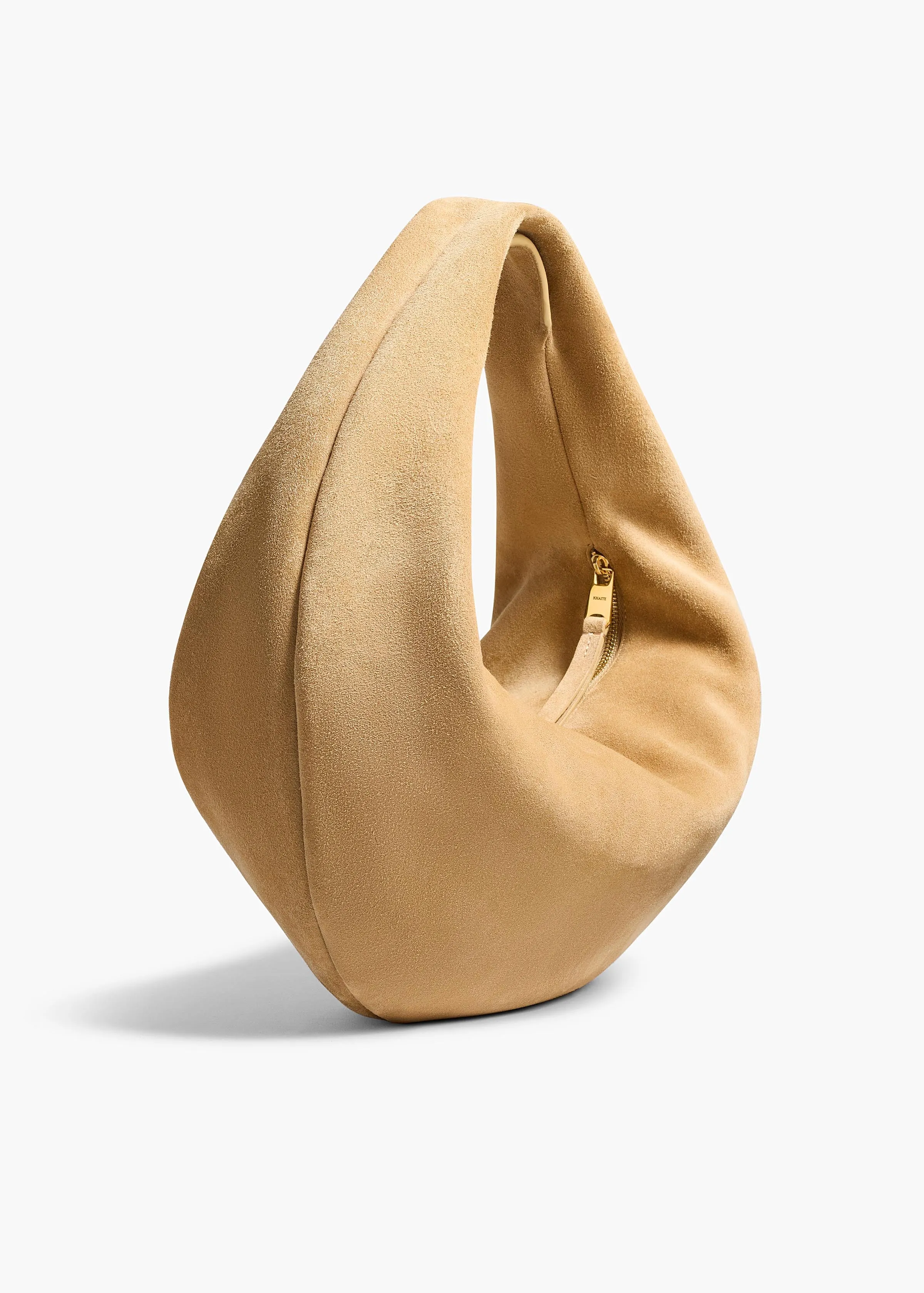 Medium Olivia Hobo in Wheat Suede sold by KHAITE product image thumbnail 2