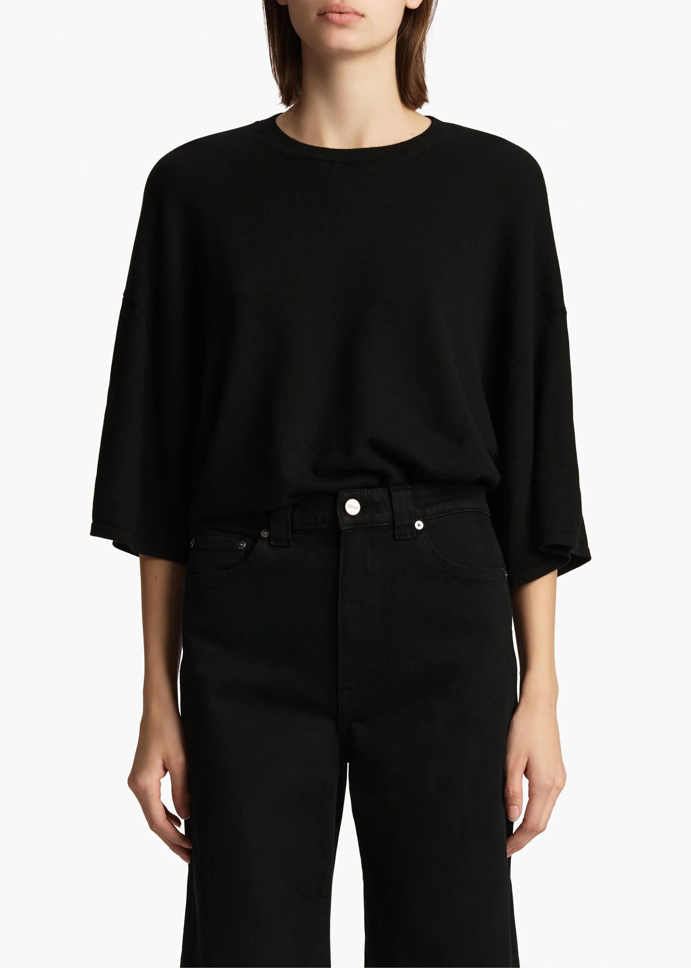 Simon Bodysuit in Black sold by KHAITE product image thumbnail 3