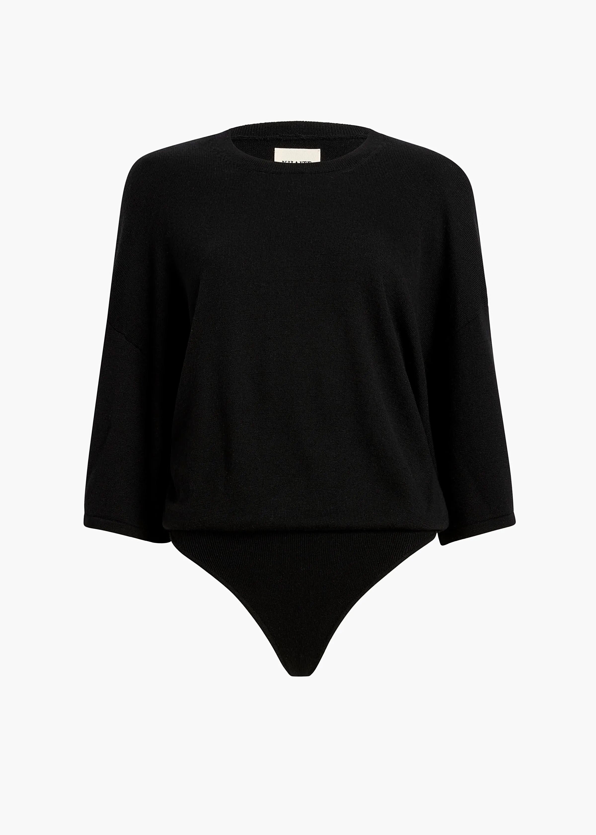 Simon Bodysuit in Black sold by KHAITE
