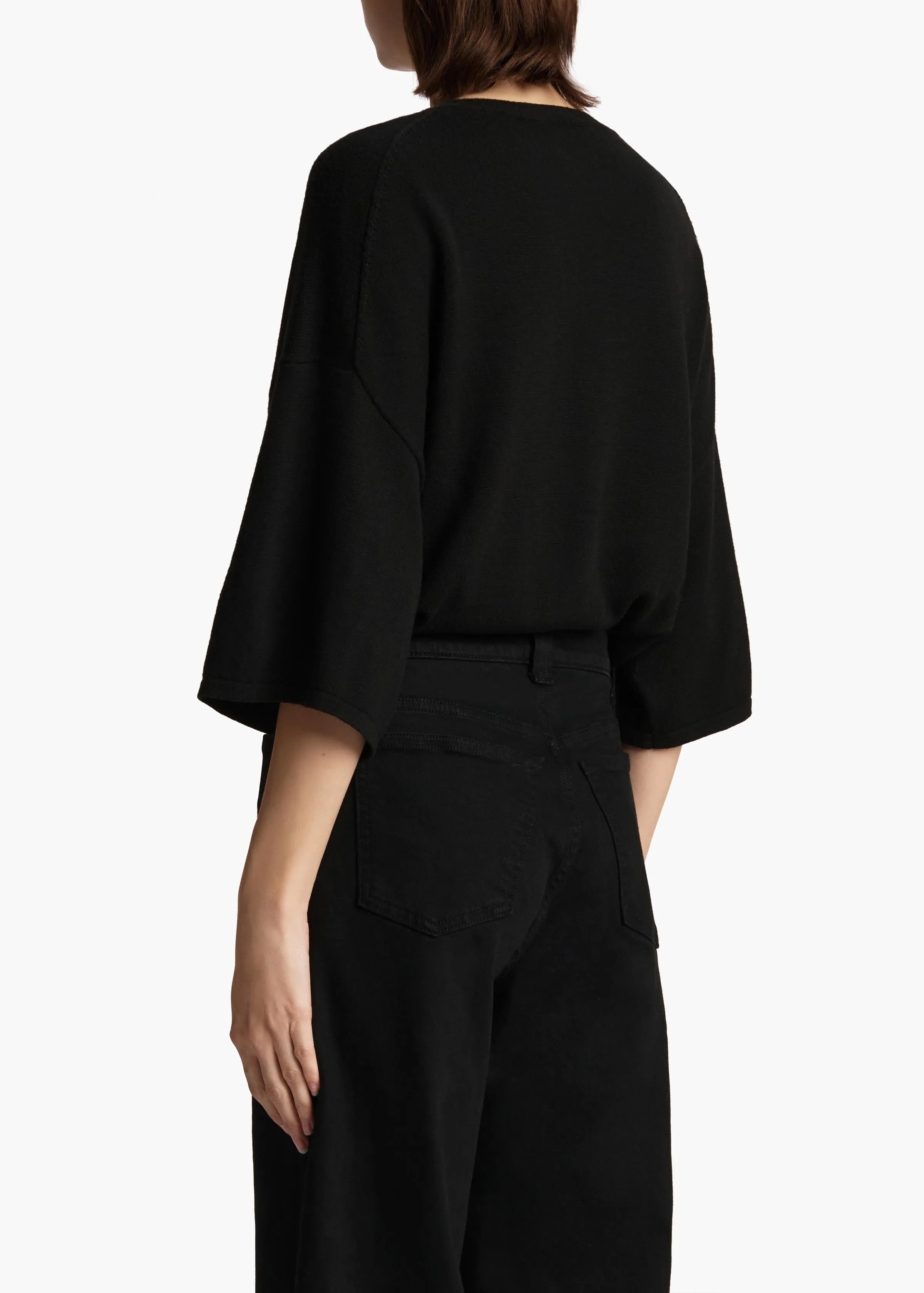 Simon Bodysuit in Black sold by KHAITE product image thumbnail 4