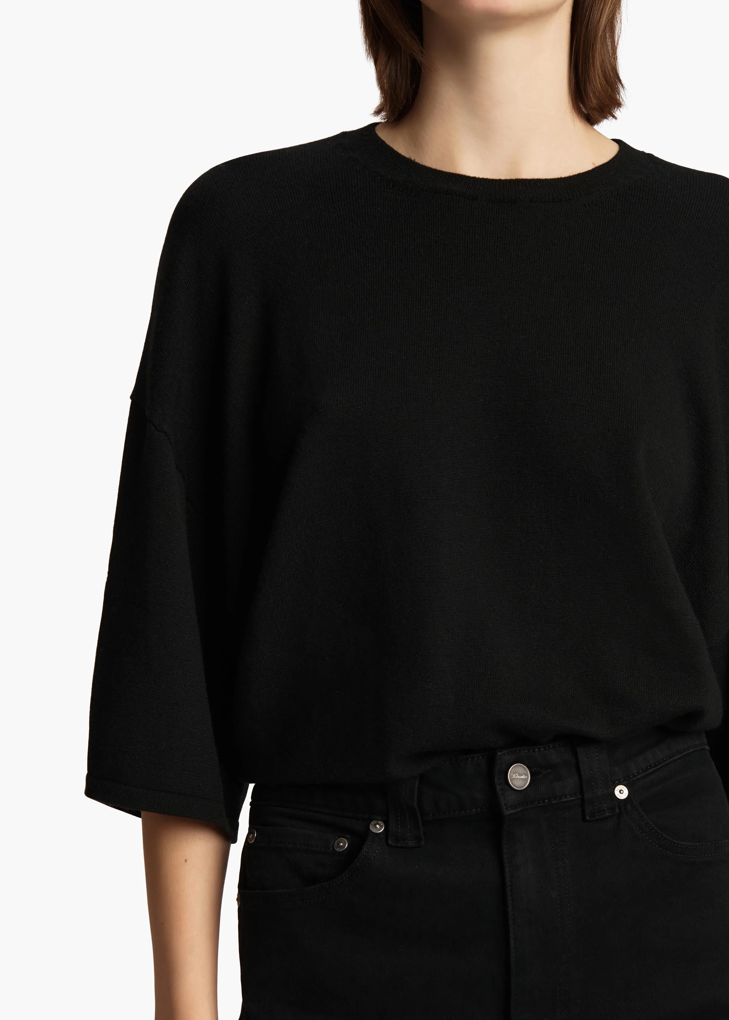 Simon Bodysuit in Black sold by KHAITE product image thumbnail 5