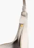 Small Augustina Crossbody Bag in Light Grey Pebbled Leather sold by KHAITE