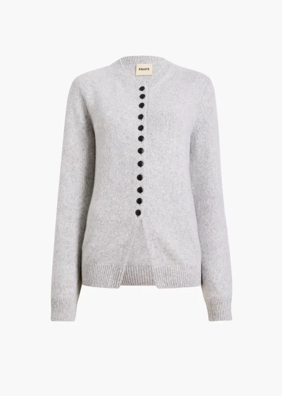Josette Cardigan in Dove sold by KHAITE