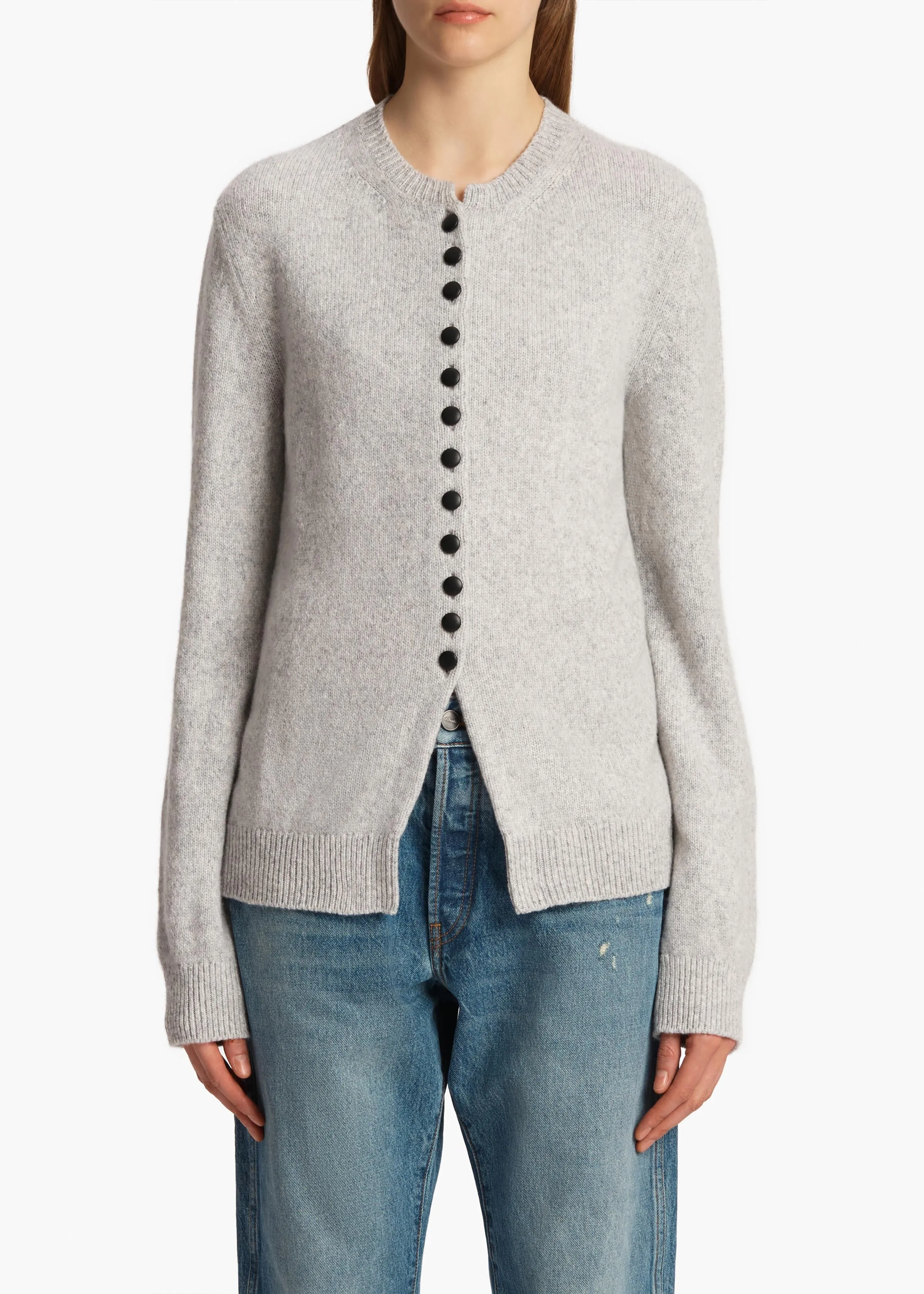 Josette Cardigan in Dove sold by KHAITE product image thumbnail 3