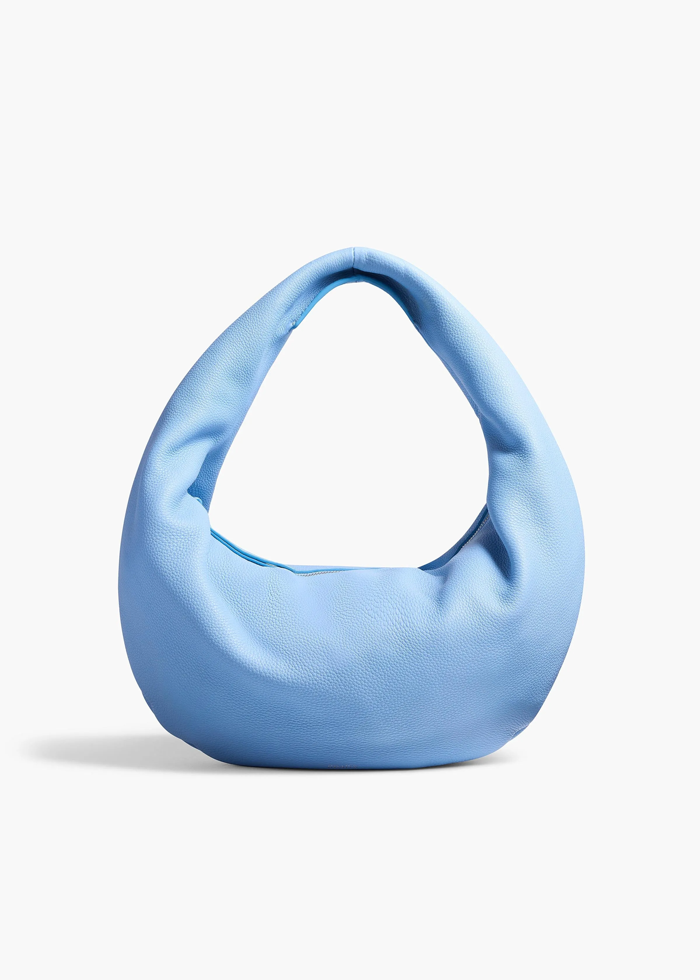 Medium Olivia Hobo in Sky Blue Pebbled Leather sold by KHAITE