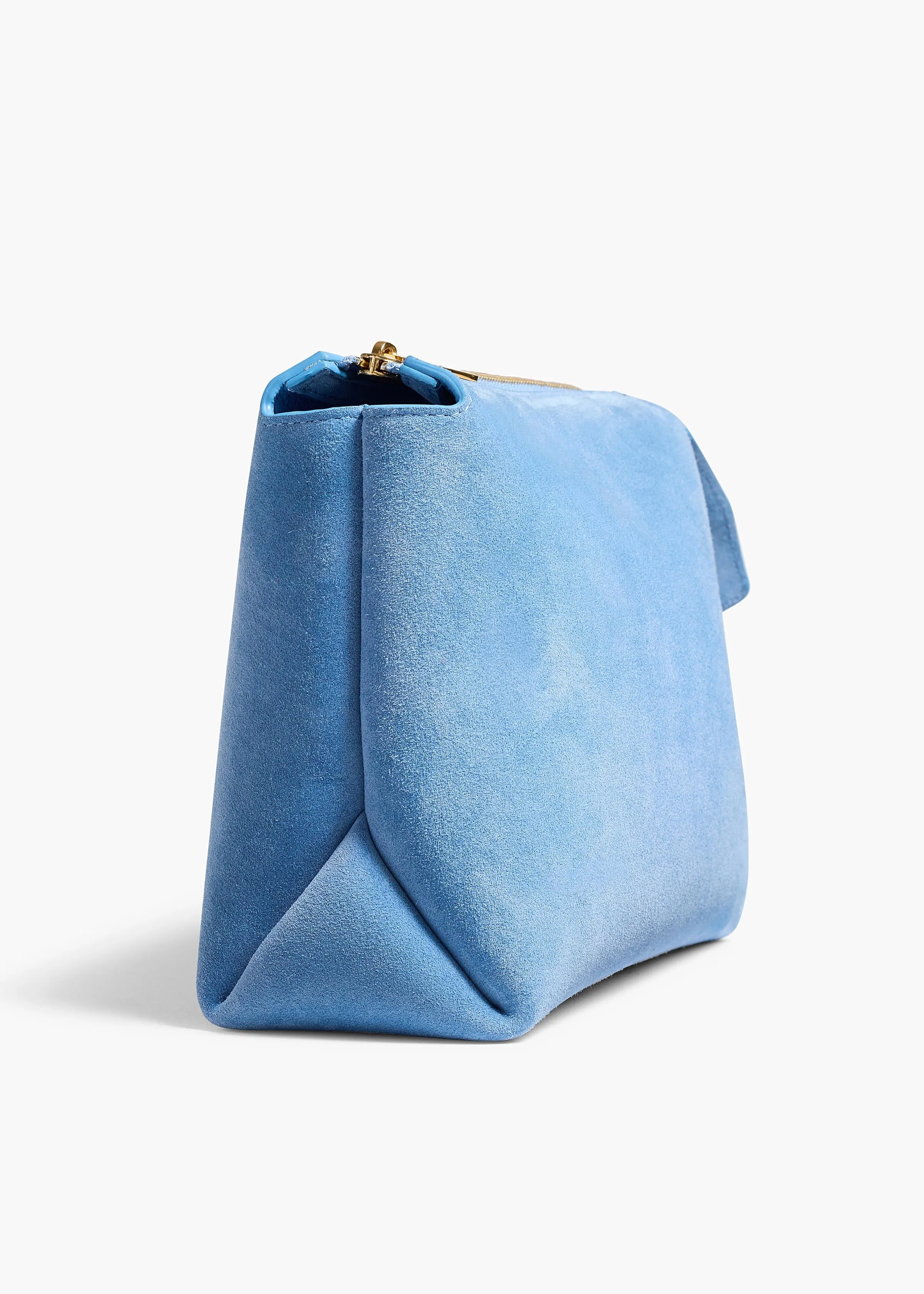 Lina Pochette in Sky Blue Suede sold by KHAITE product image thumbnail 3