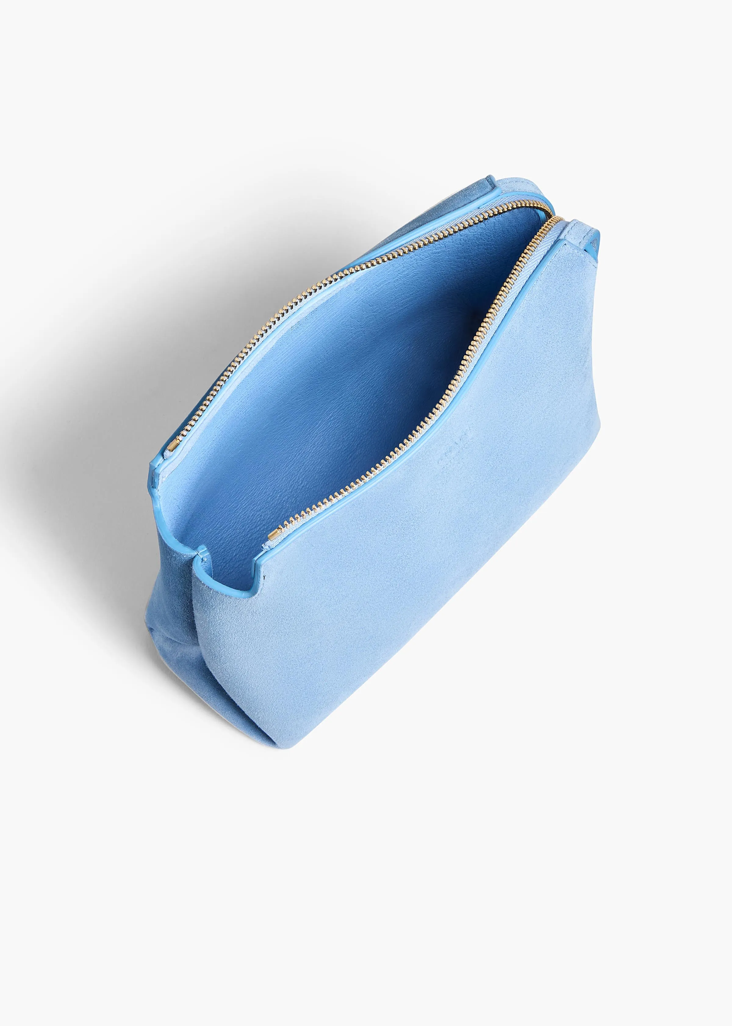 Lina Pochette in Sky Blue Suede sold by KHAITE product image thumbnail 4
