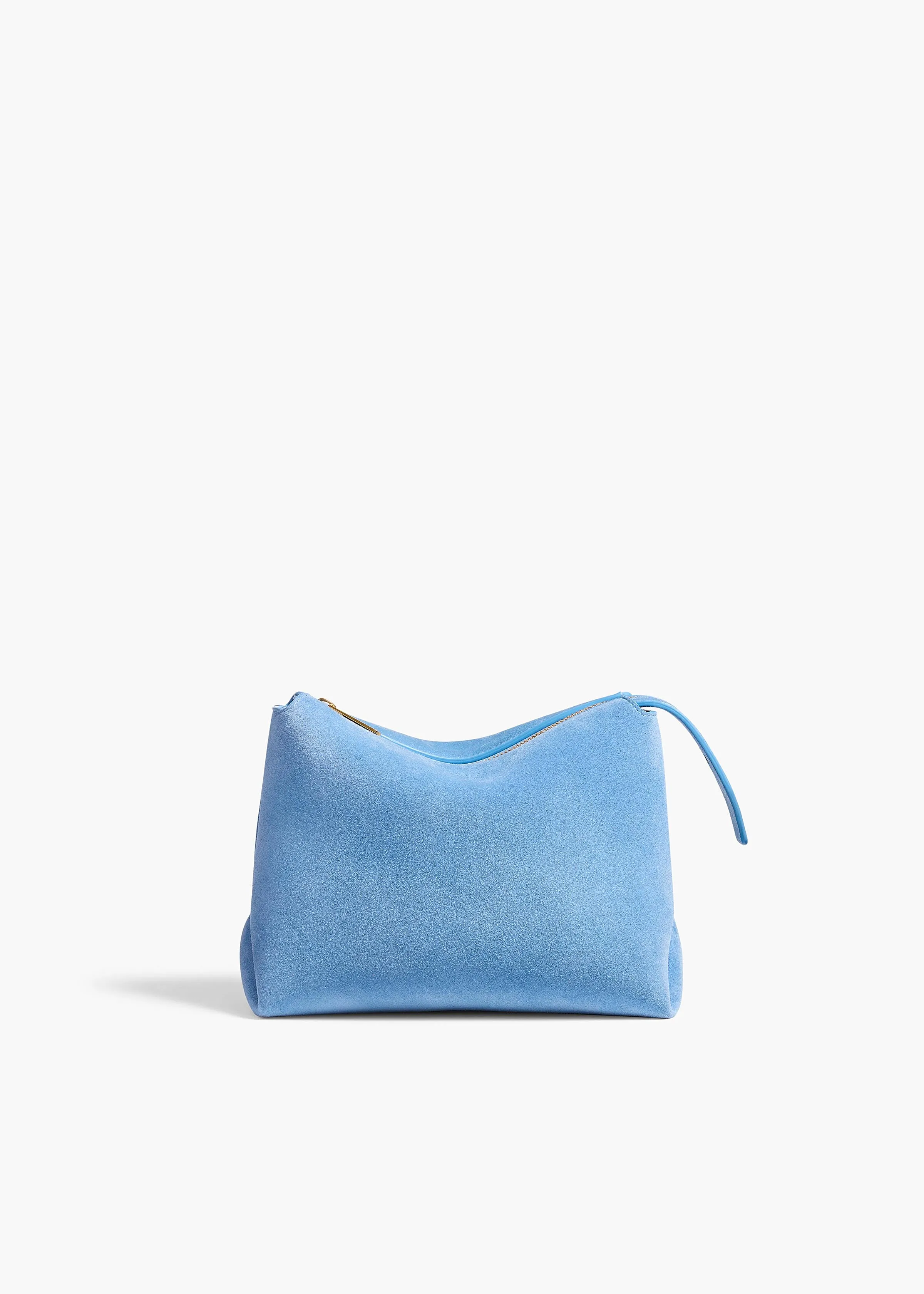 Lina Pochette in Sky Blue Suede sold by KHAITE