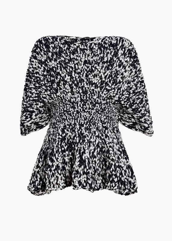 Mathilde Top in Glaze and Midnight sold by KHAITE