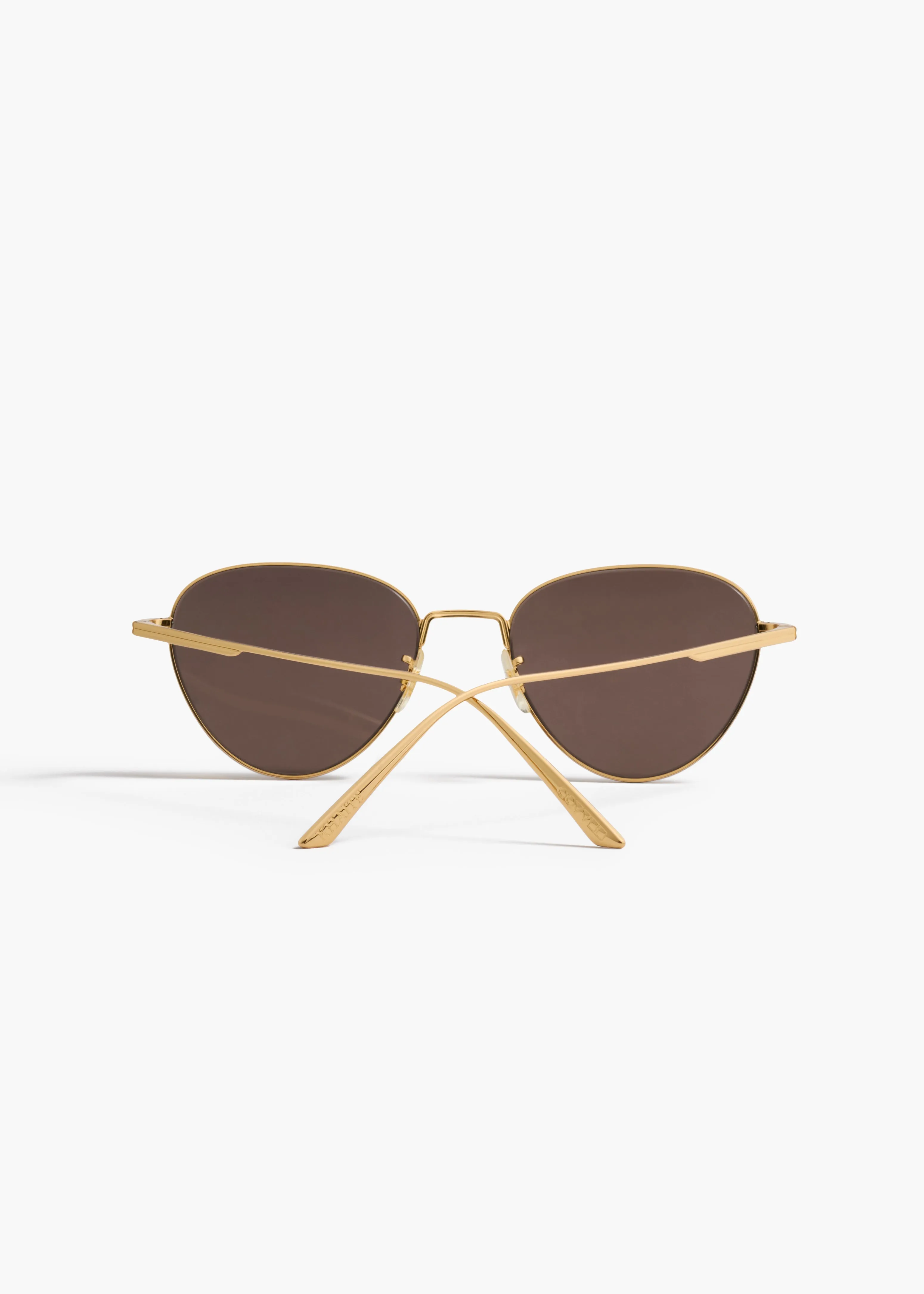 KHAITE x Oliver Peoples 1991C in Gold and Brown sold by KHAITE product image thumbnail 3
