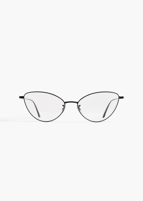 KHAITE x Oliver Peoples 1998RX in Matte Black sold by KHAITE