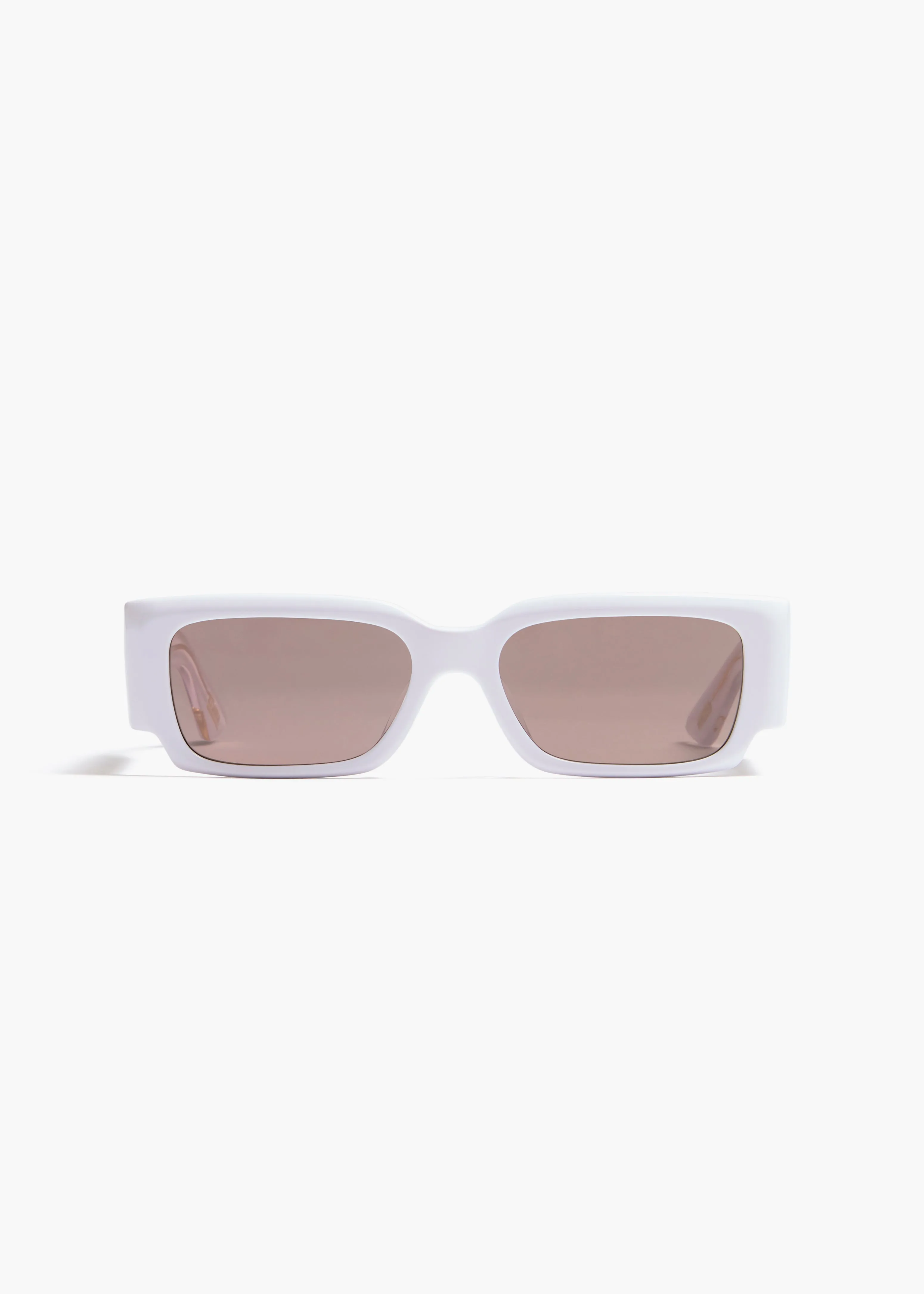 KHAITE x Oliver Peoples 1995C in White and Brown sold by KHAITE